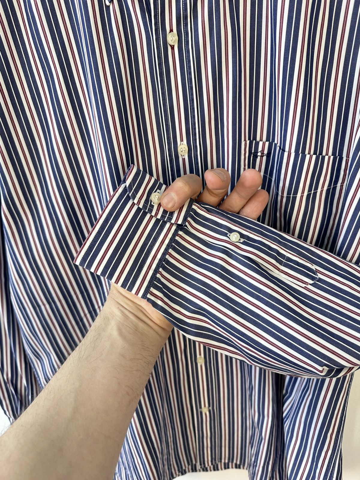 Paul & Shark Paul & Shark Yachting Multi Color Striped Button Shirt 42 L Size US L / EU 52-54 / 3 - 9 Thumbnail