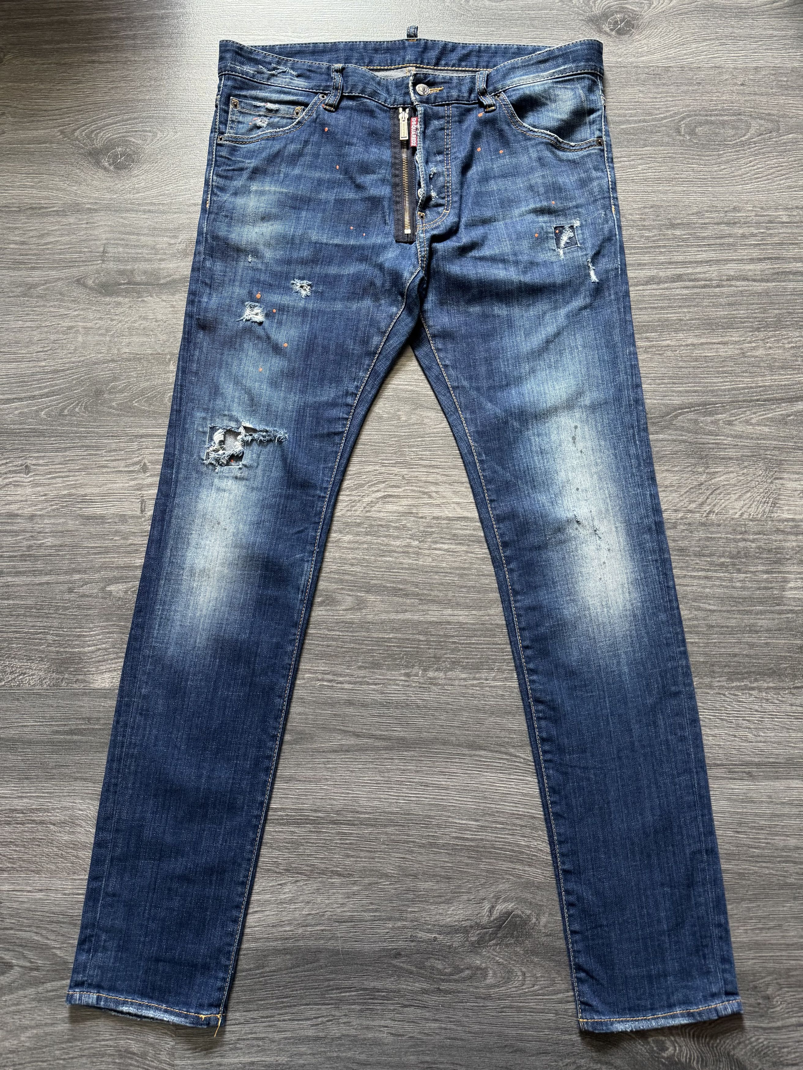 Dsquared2 Dsquared2 Distressed Painted Jeans Denim Pants Size US 36 / EU 52 - 6 Thumbnail