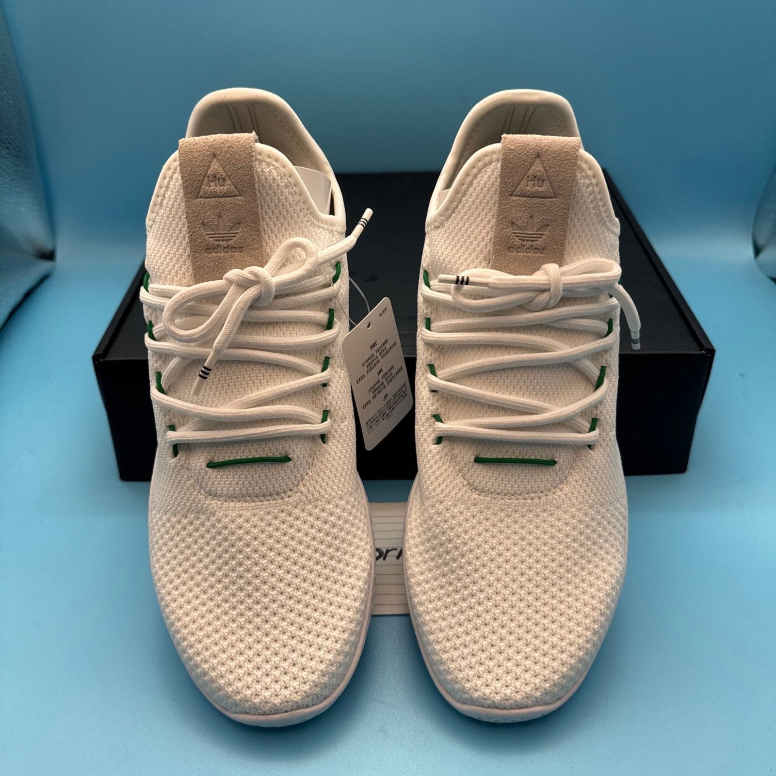 Adidas adidas Pharrell Tennis Hu Green m8 w9.5 Size US 8 / EU 41 - 6 Thumbnail