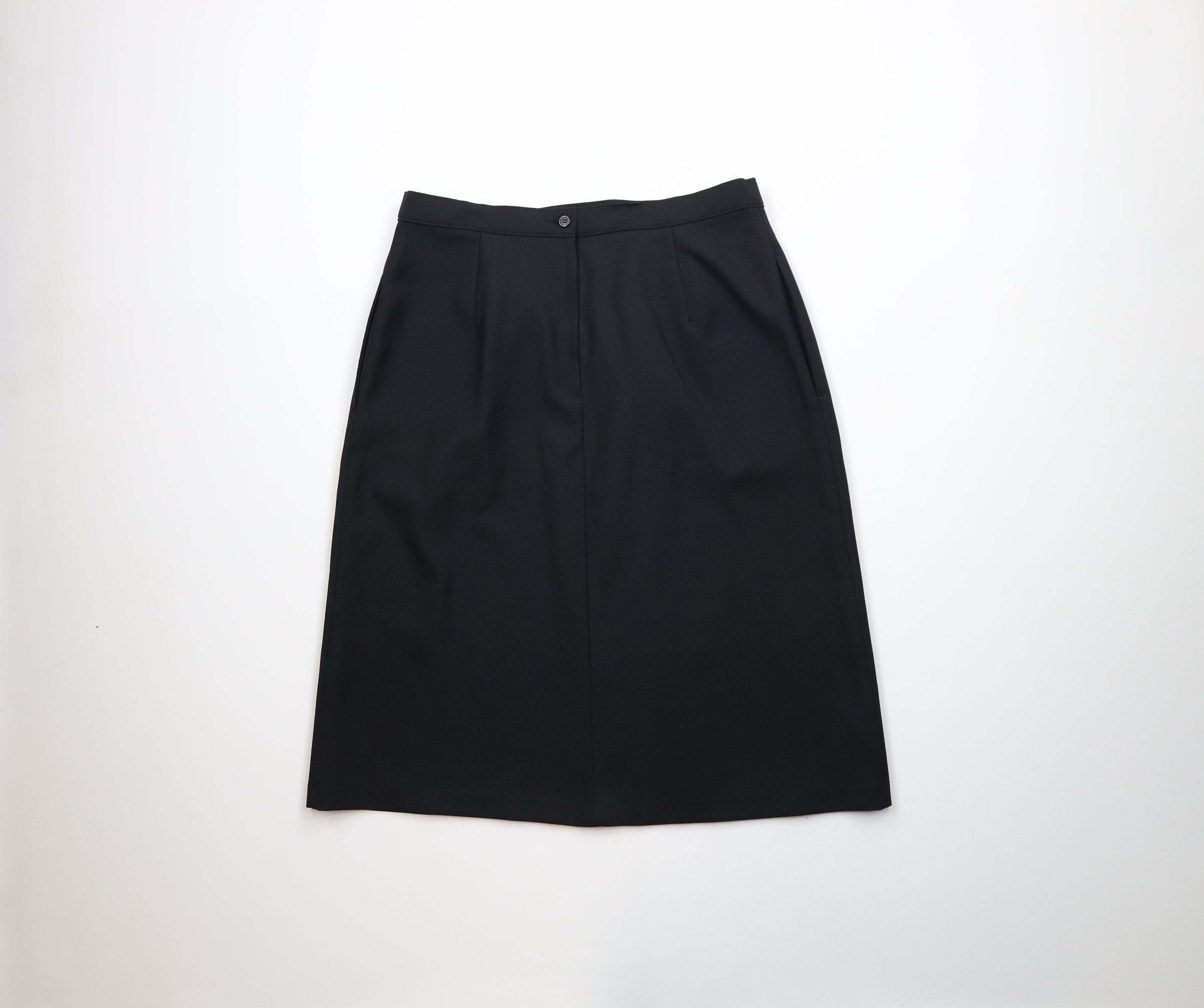 Vintage Vintage 90s Streetwear Blank Knit Full Length Skirt Size 36" / US 14 / IT 50 - 6 Thumbnail