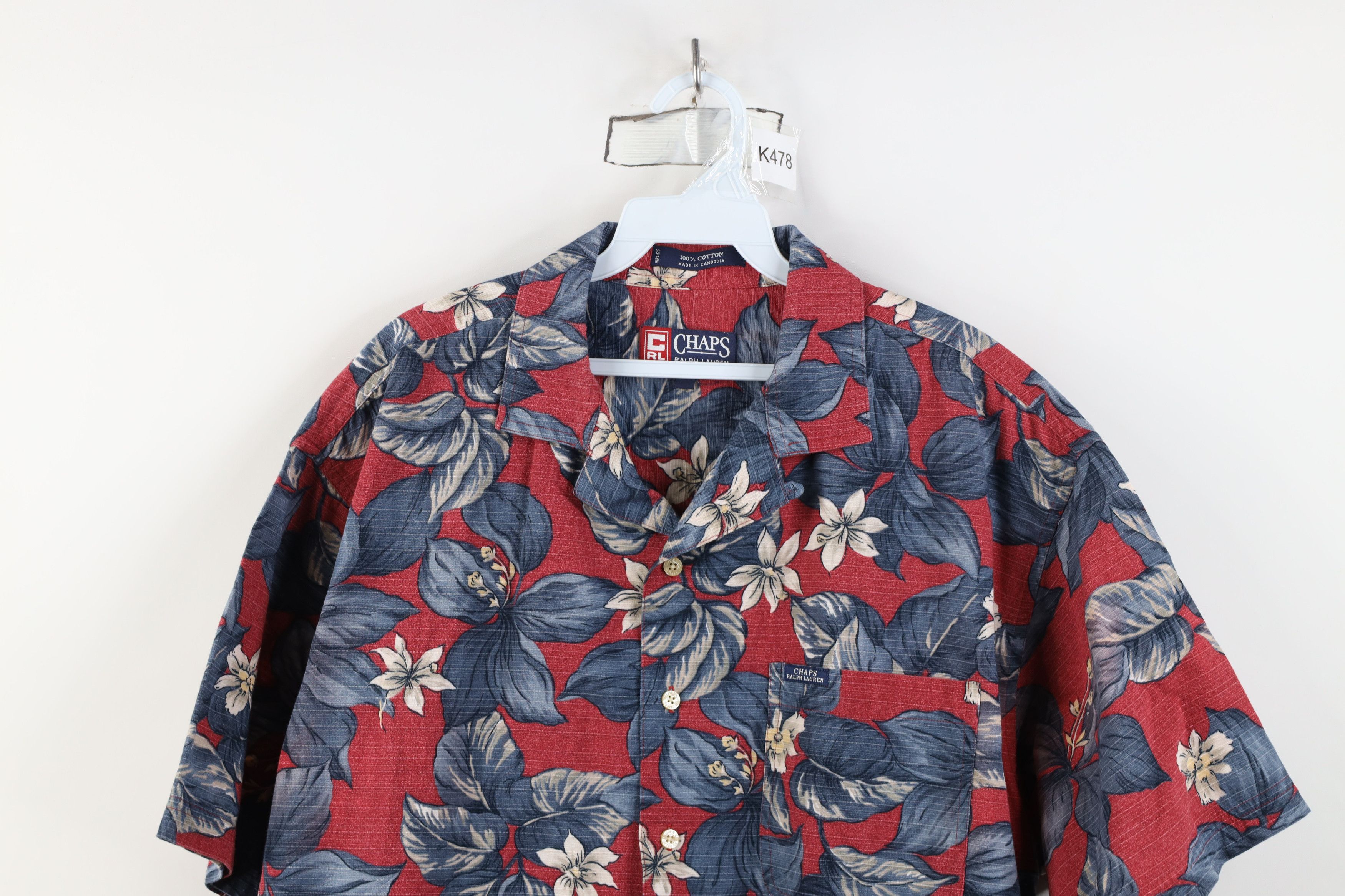 Ralph Lauren Vintage 90s Chaps Ralph Lauren Looped Collar Hawaiian Shirt Size US L / EU 52-54 / 3 - 2 Thumbnail