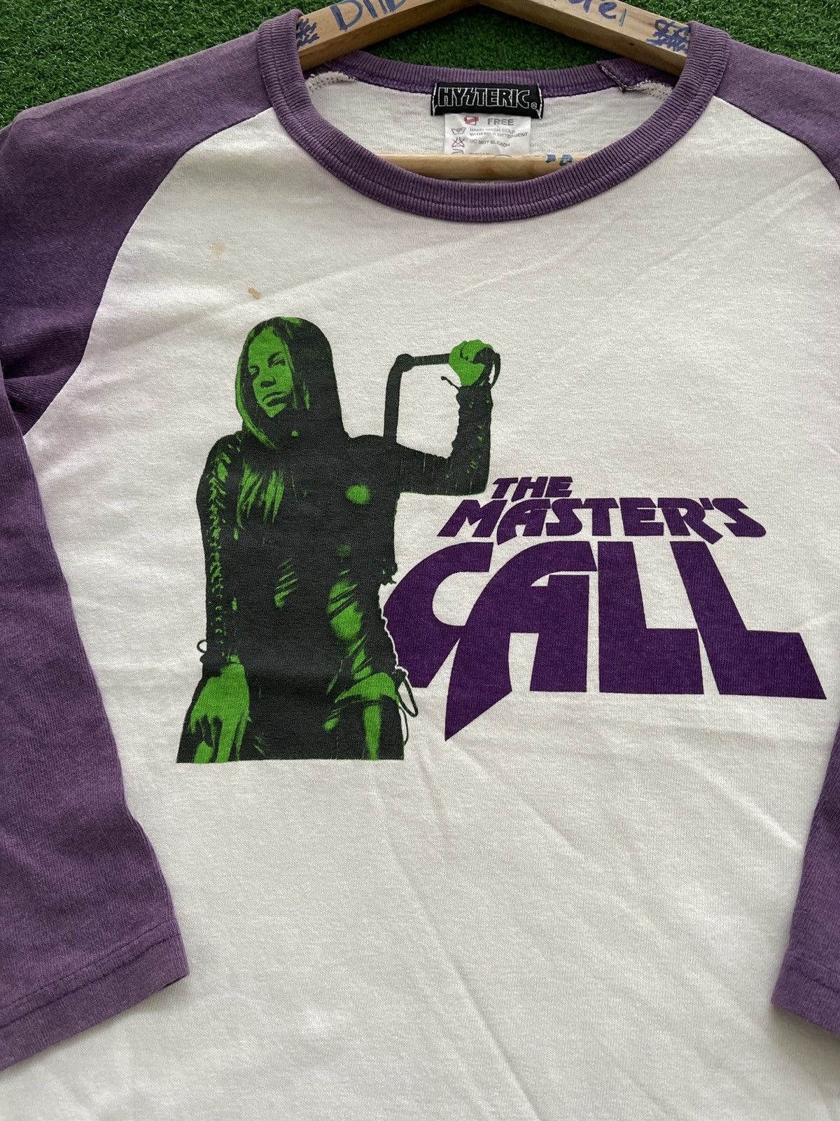 Hysteric Glamour 🇯🇵VTG SUN FADED HYSTERIC GLAMOUR THE MASTER CALL VERY RARE Size ONE SIZE - 7 Thumbnail
