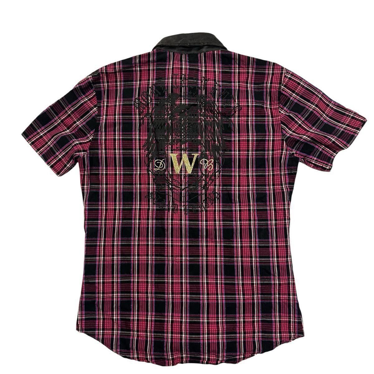 Japanese Brand Japanese Archive y2k plaid script shirt buttonup Size US L / EU 52-54 / 3 - 6 Thumbnail