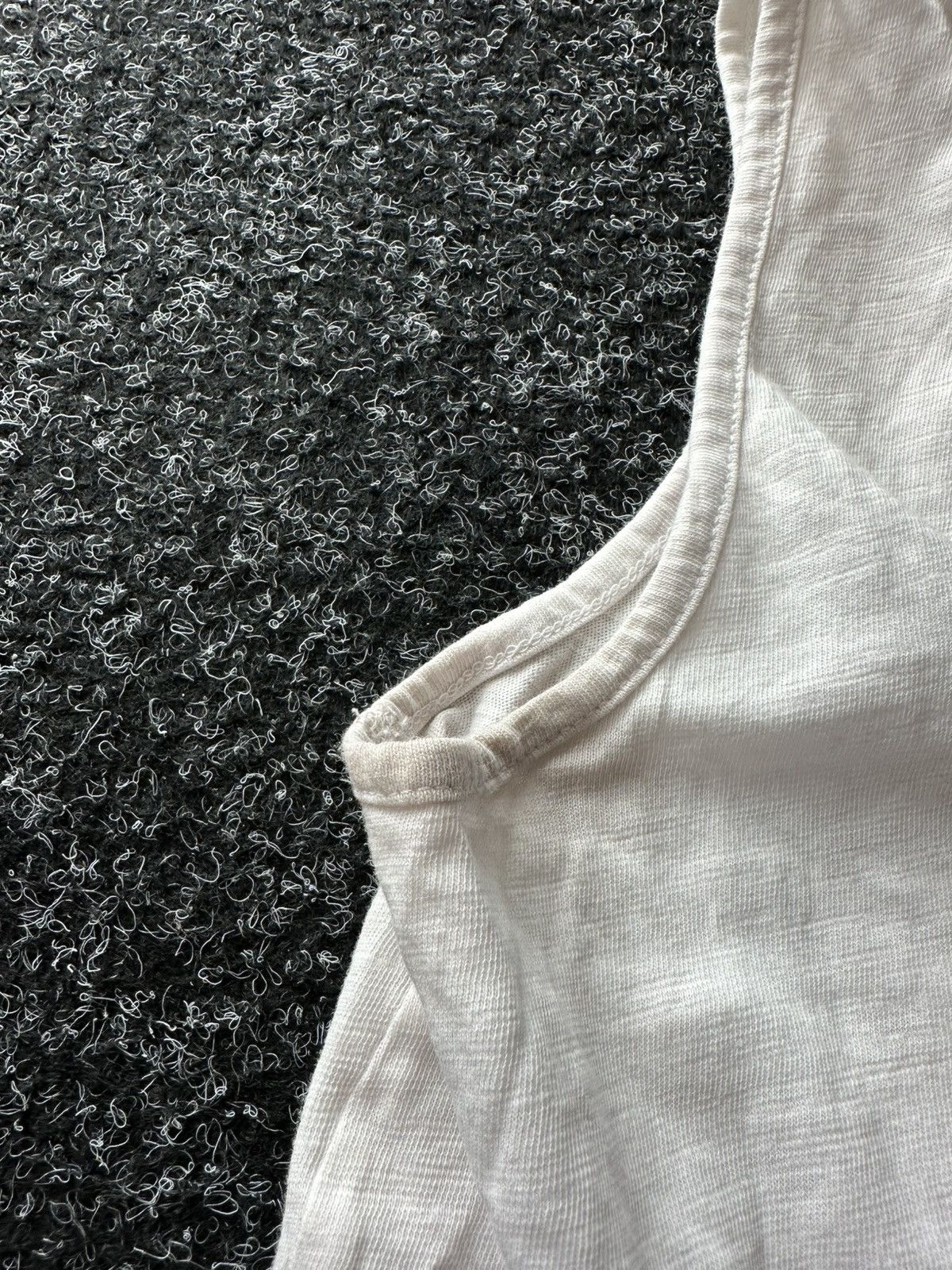 Love Moschino × Vintage 🚨 VINTAGE MOSCHINO DISTRESSED BLANC TANK TOP Y2K RARE SK8 Size M / US 6-8 / IT 42-44 - 6 Thumbnail