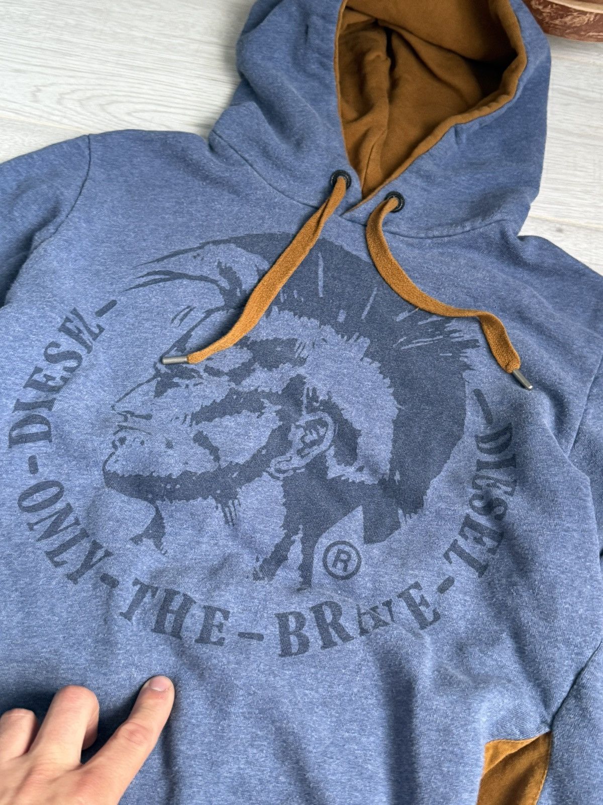 Diesel × Vintage Vintage diesel logo hoodie Size US S / EU 44-46 / 1 - 3 Thumbnail
