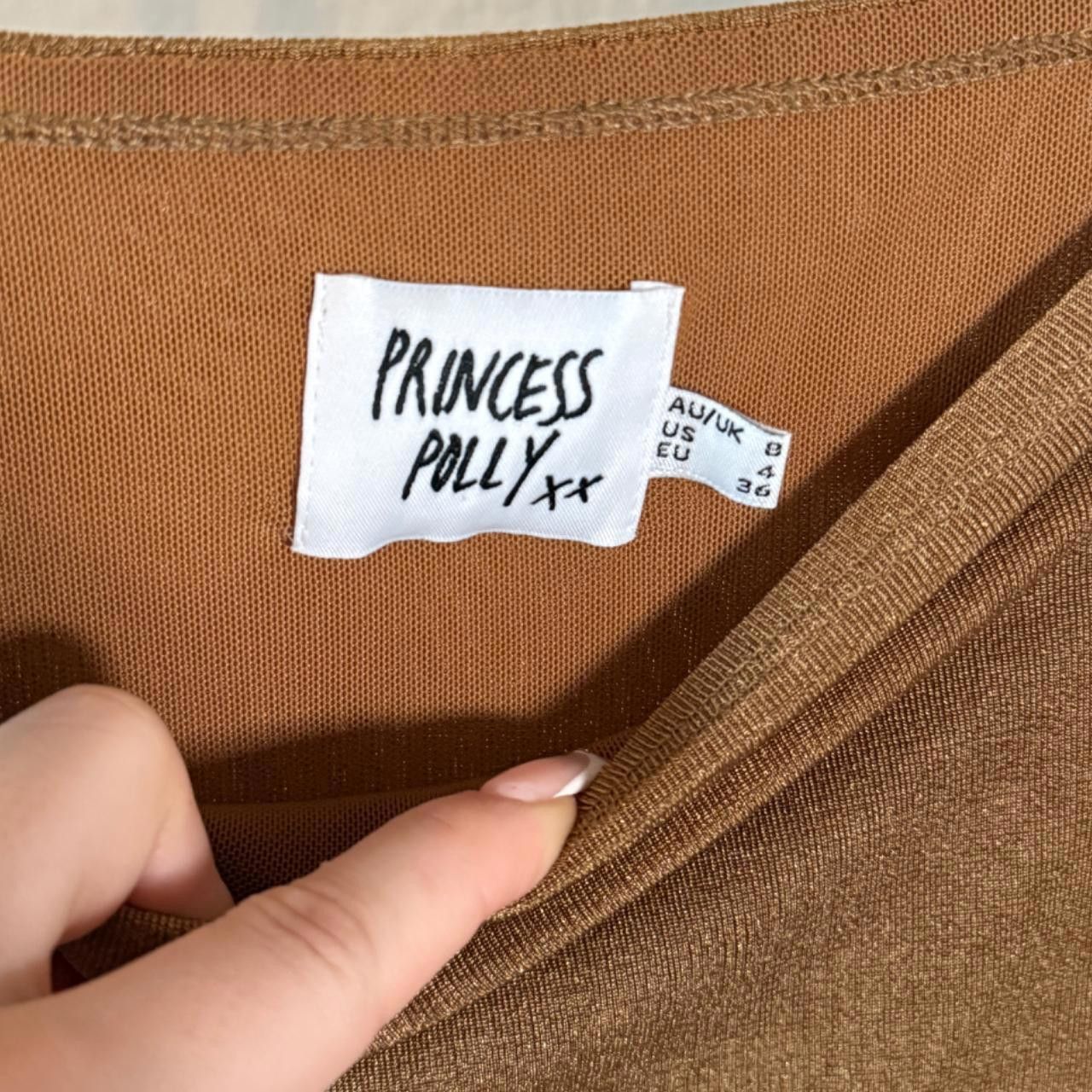 Designer brown maxi skirt🤎🧸 Size 27" / US 4 / IT 40 - 4 Thumbnail