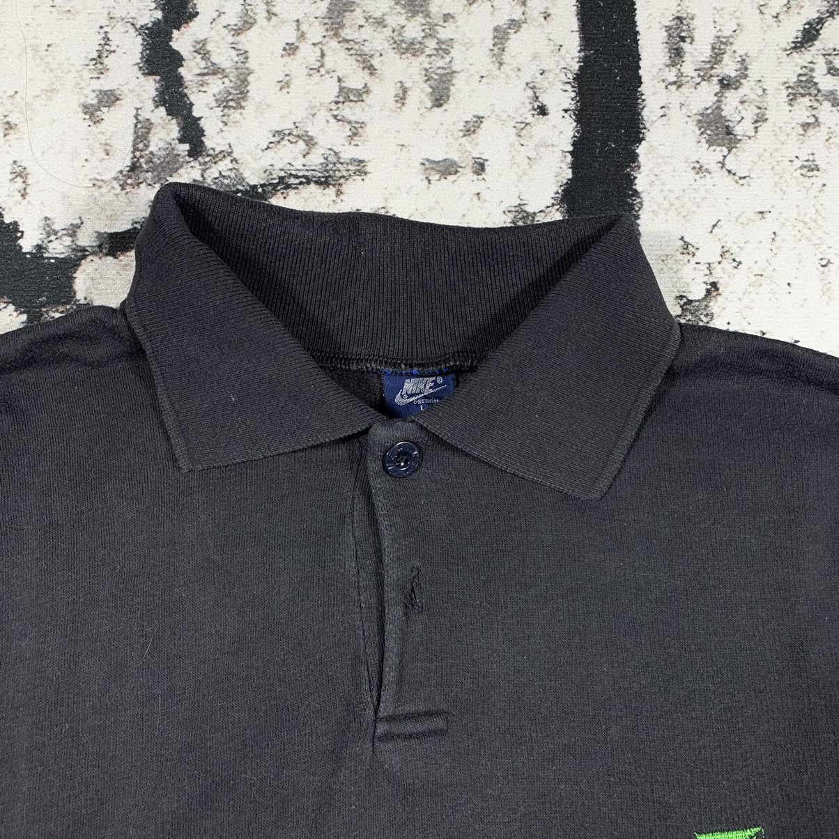 Nike × Vintage Vintage 80’s NIKE Oregon USA Polo Sweatshirt Logo Size US L / EU 52-54 / 3 - 5 Thumbnail