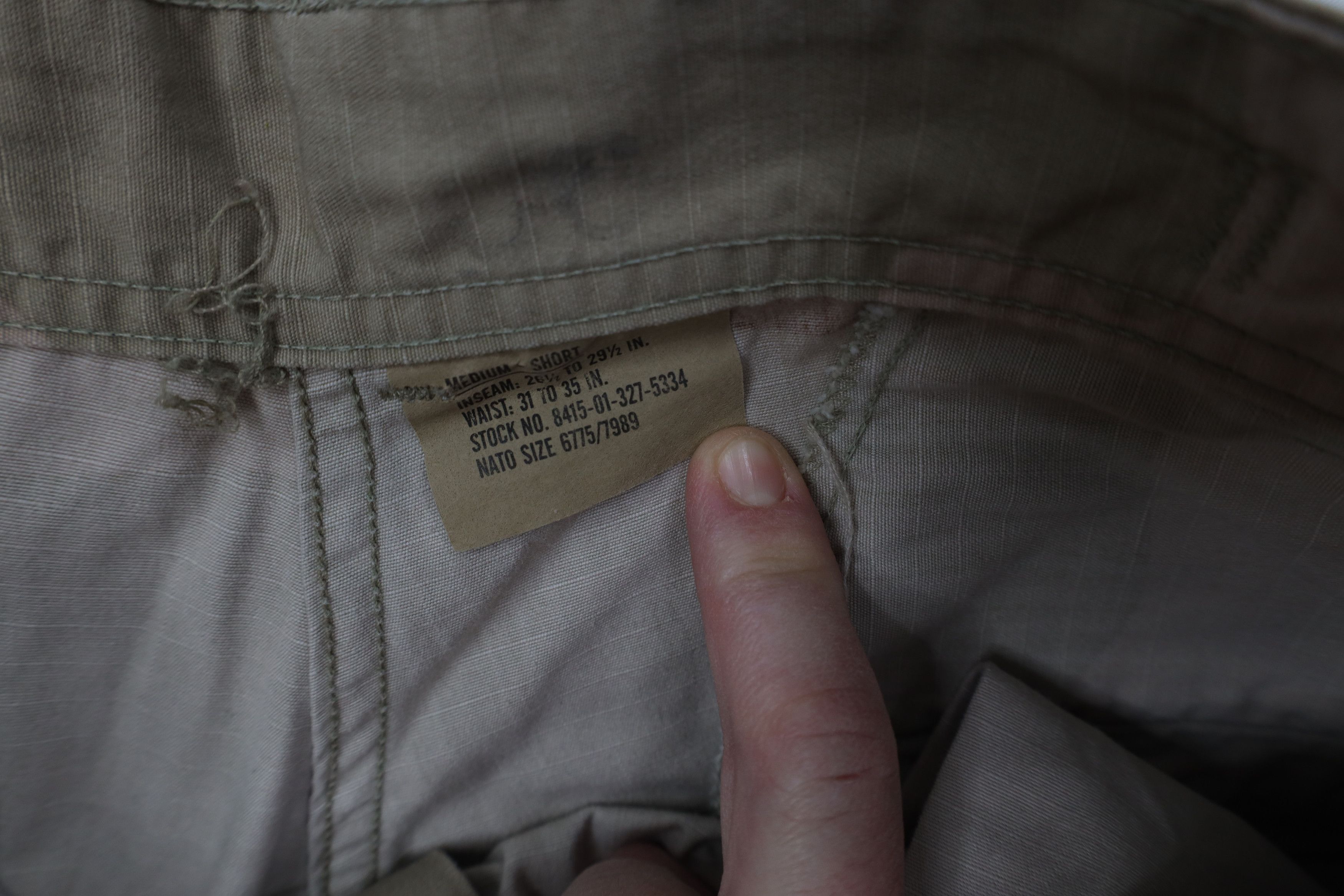 Vintage Vintage 90s USGI Poplin Desert Camouflage Cargo Pants USA Size US 34 / EU 50 - 7 Thumbnail
