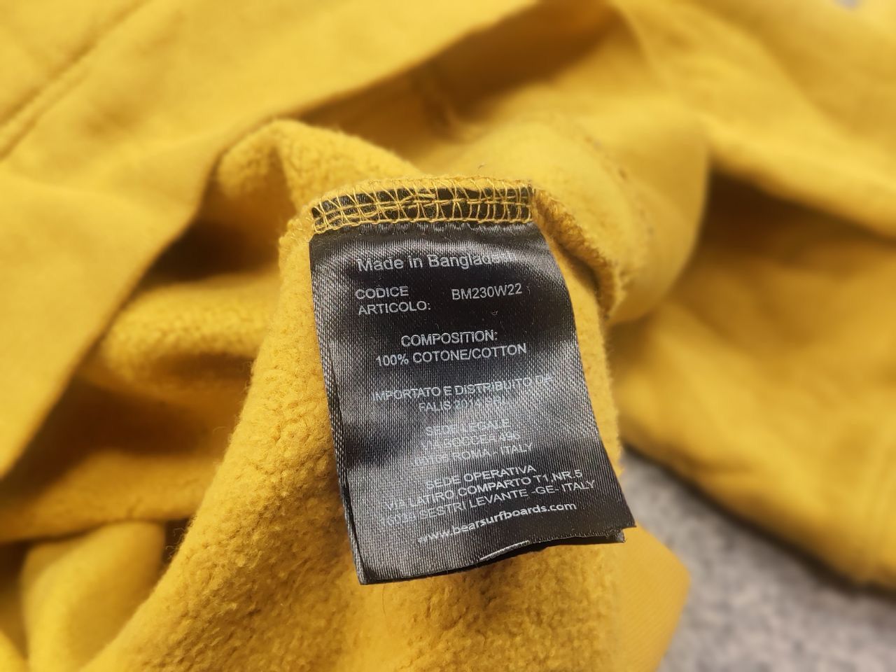 Alien Workshop Bear Surfboards Big Logo Yellow Hoodie USA Vintage Style Size US L / EU 52-54 / 3 - 16 Thumbnail