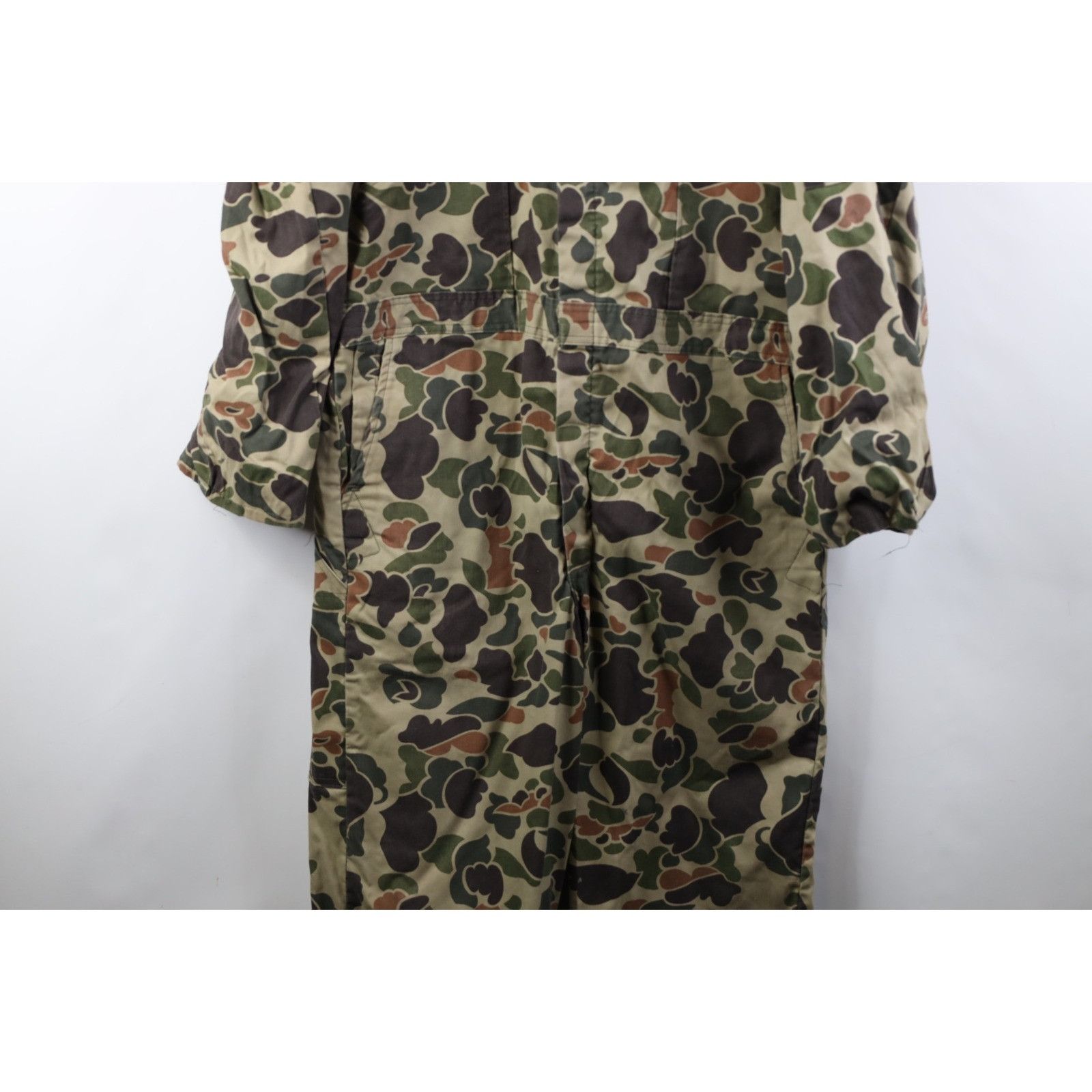 Vintage 70s 80s Walls Frogskin Camouflage Coveralls Bibs