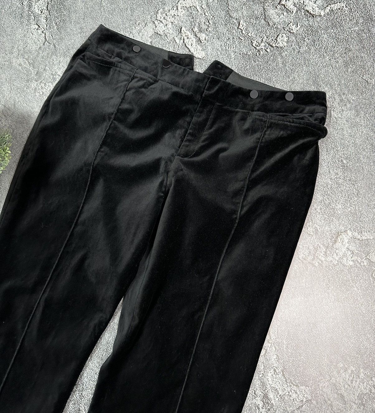 Joseph Joseph velvet pants Women’s Black Velour Luxury Size 28" / US 6 / IT 42 - 6 Thumbnail