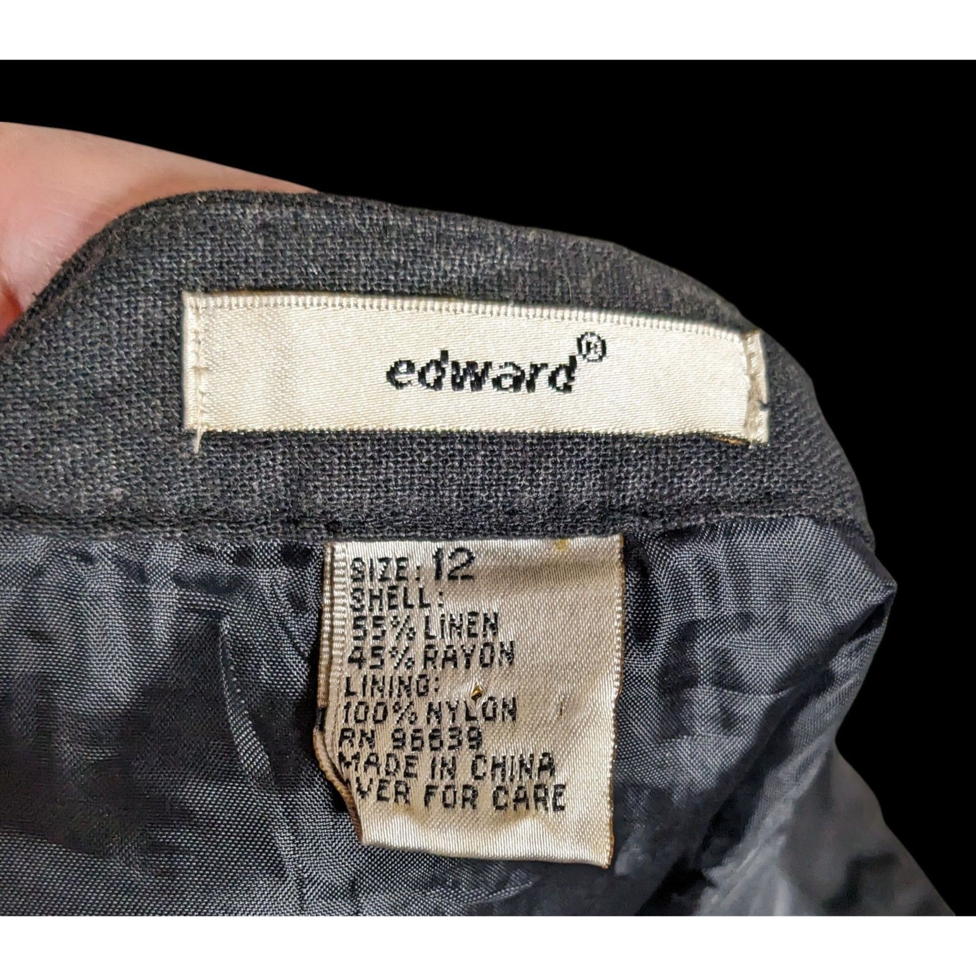 Other Edward Bohemian Black And White Embroidered Skirt Size 34" / US 12 / IT 48 - 3 Thumbnail