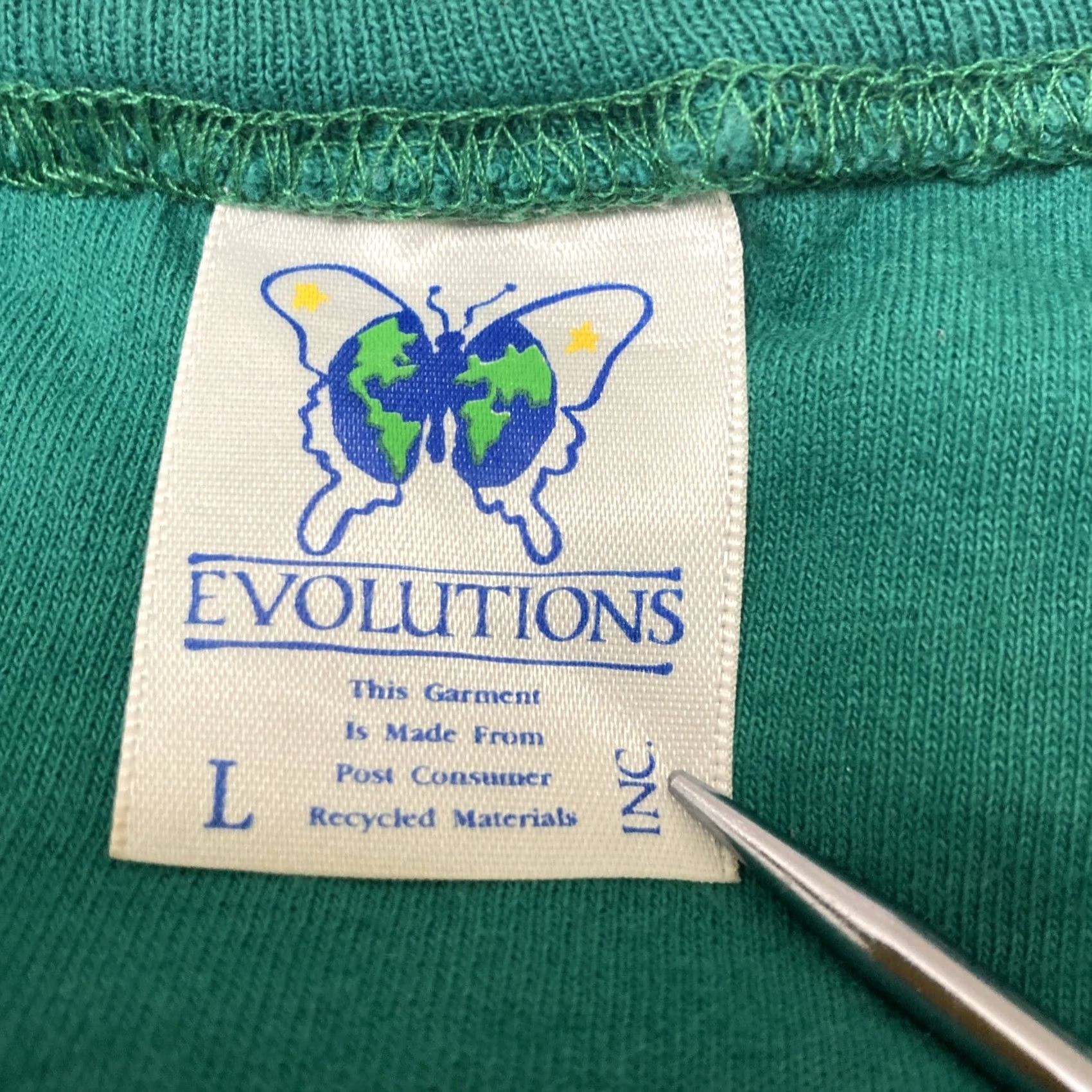 Vintage VINTAGE 1999 Pigeon Forge Tennessee Evolutions T-Shirt Large Green Men L Graphic Shirt Size US L / EU 52-54 / 3 - 5 Thumbnail