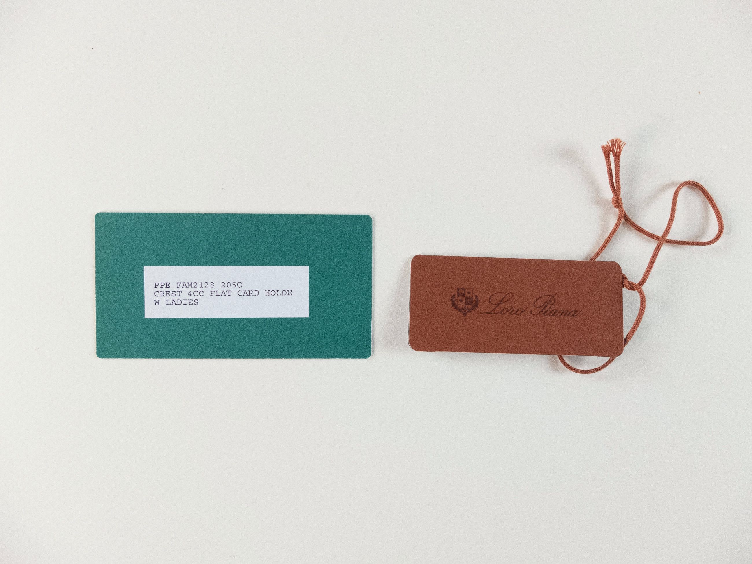 Loro Piana LORO PIANA Crest yellow leather card holder wallet Size ONE SIZE - 6 Thumbnail