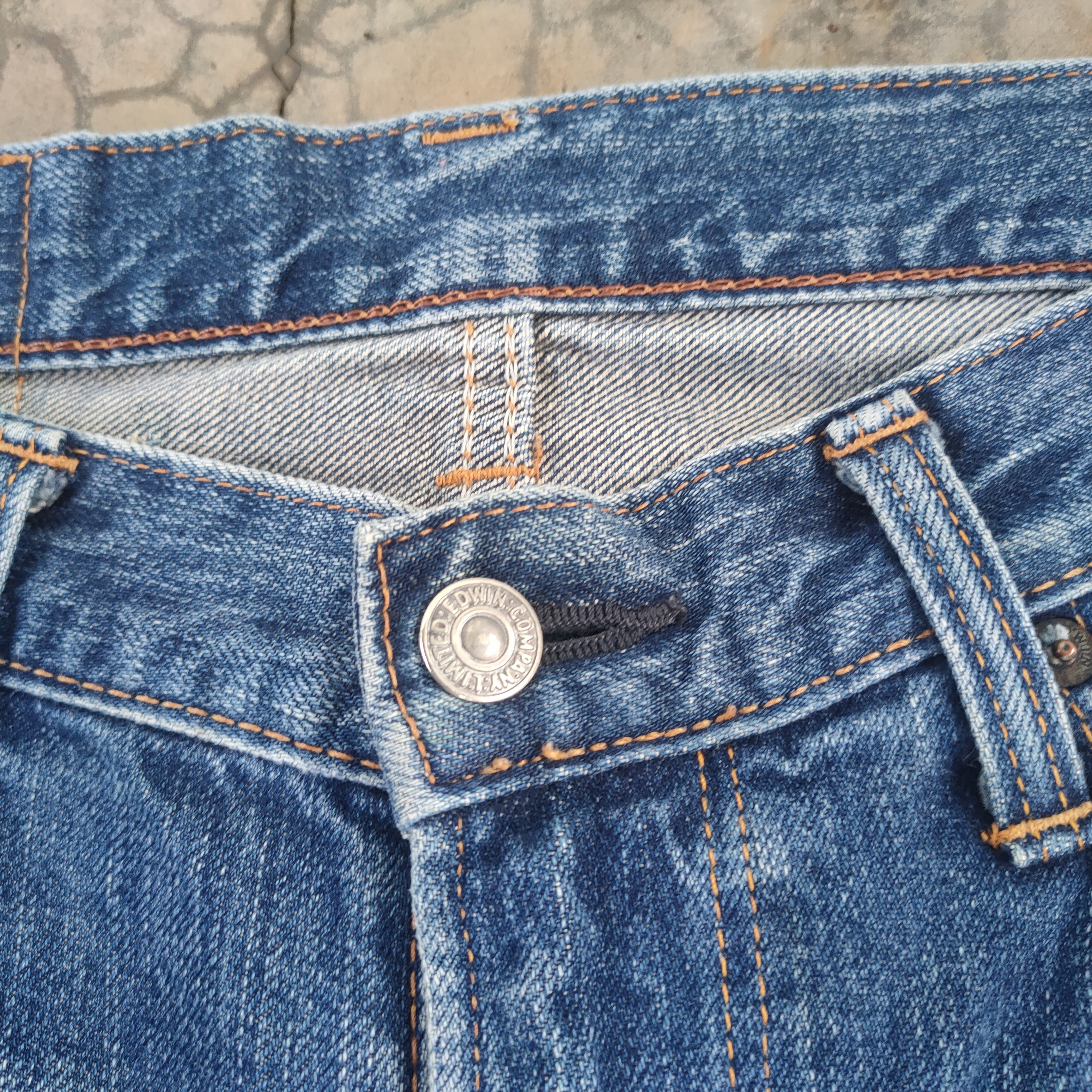 Edwin W31 VINTAGE EDWIN FADED DISTRESSED JEAN PANTS Size US 31 - 5 Thumbnail