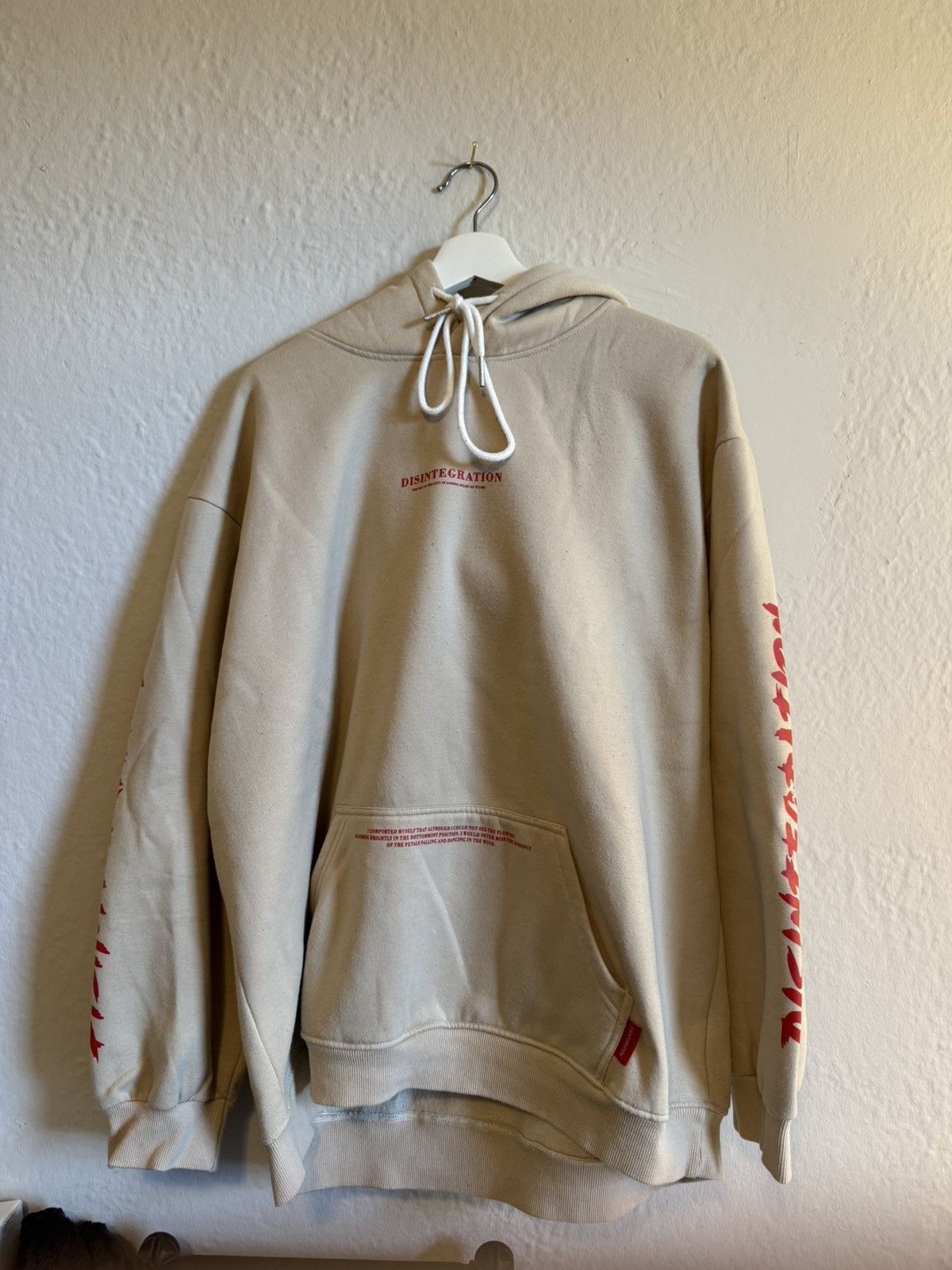Designer “DISINTEGRATION” Hoodie XL Size US XL / EU 56 / 4 - 1 Thumbnail