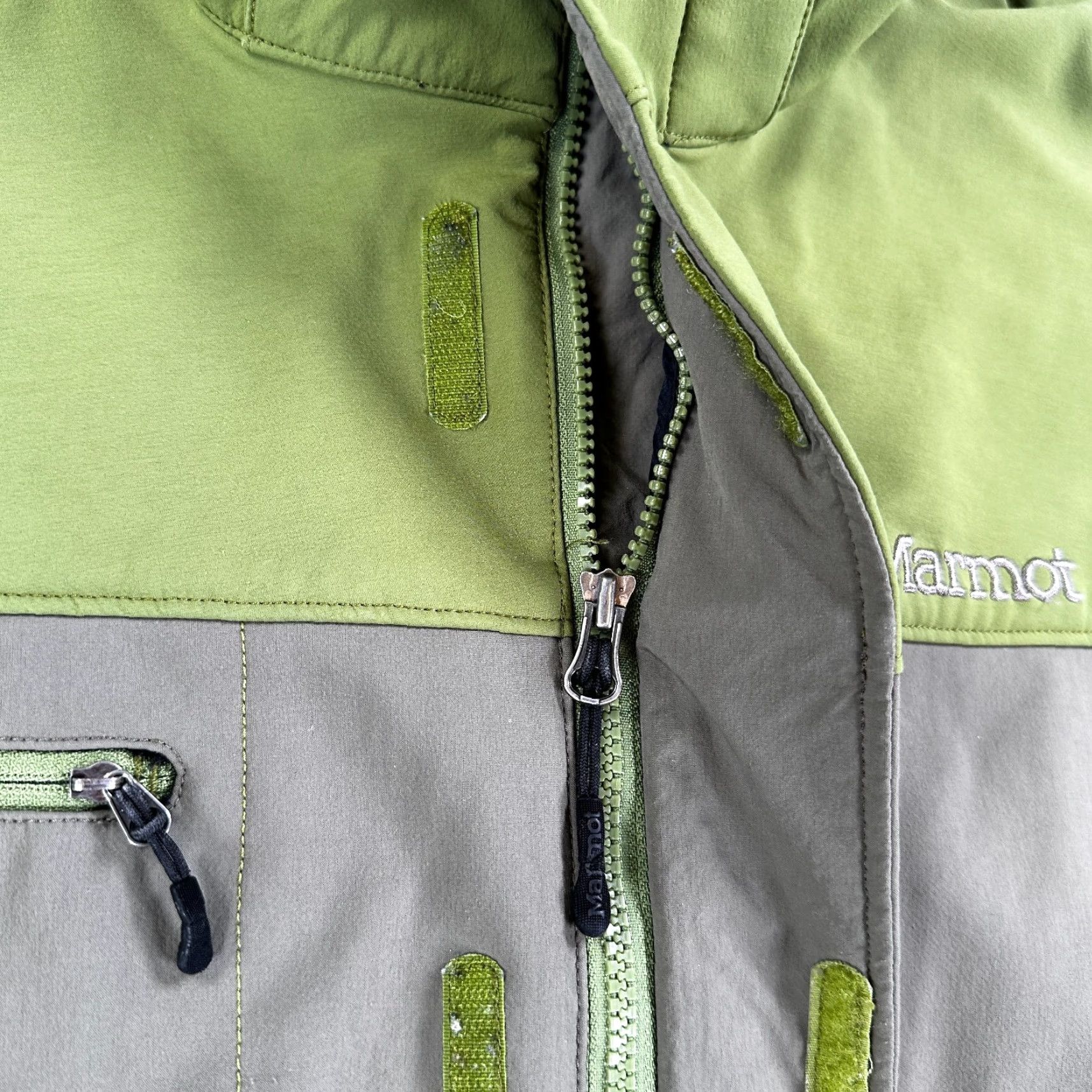 Marmot Marmot Soft Shell Jacket Full Zip Long Sleeve Men’s XL Green Fleece Lined Size US XL / EU 56 / 4 - 6 Thumbnail
