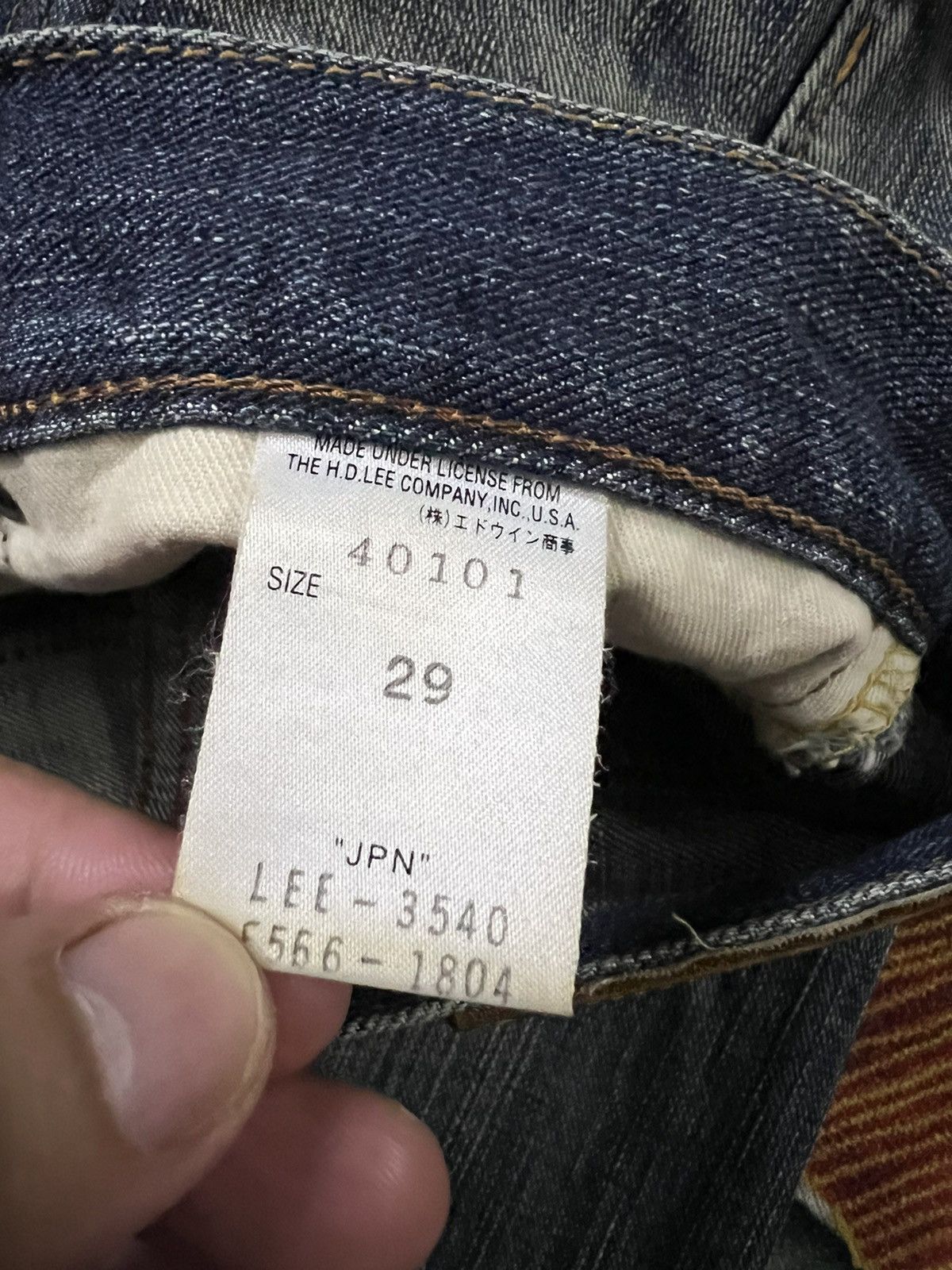 Japanese Brand × Lee VINTAGE LEE RIDERS SANTORIZED JEANS Size US 29 - 16 Thumbnail