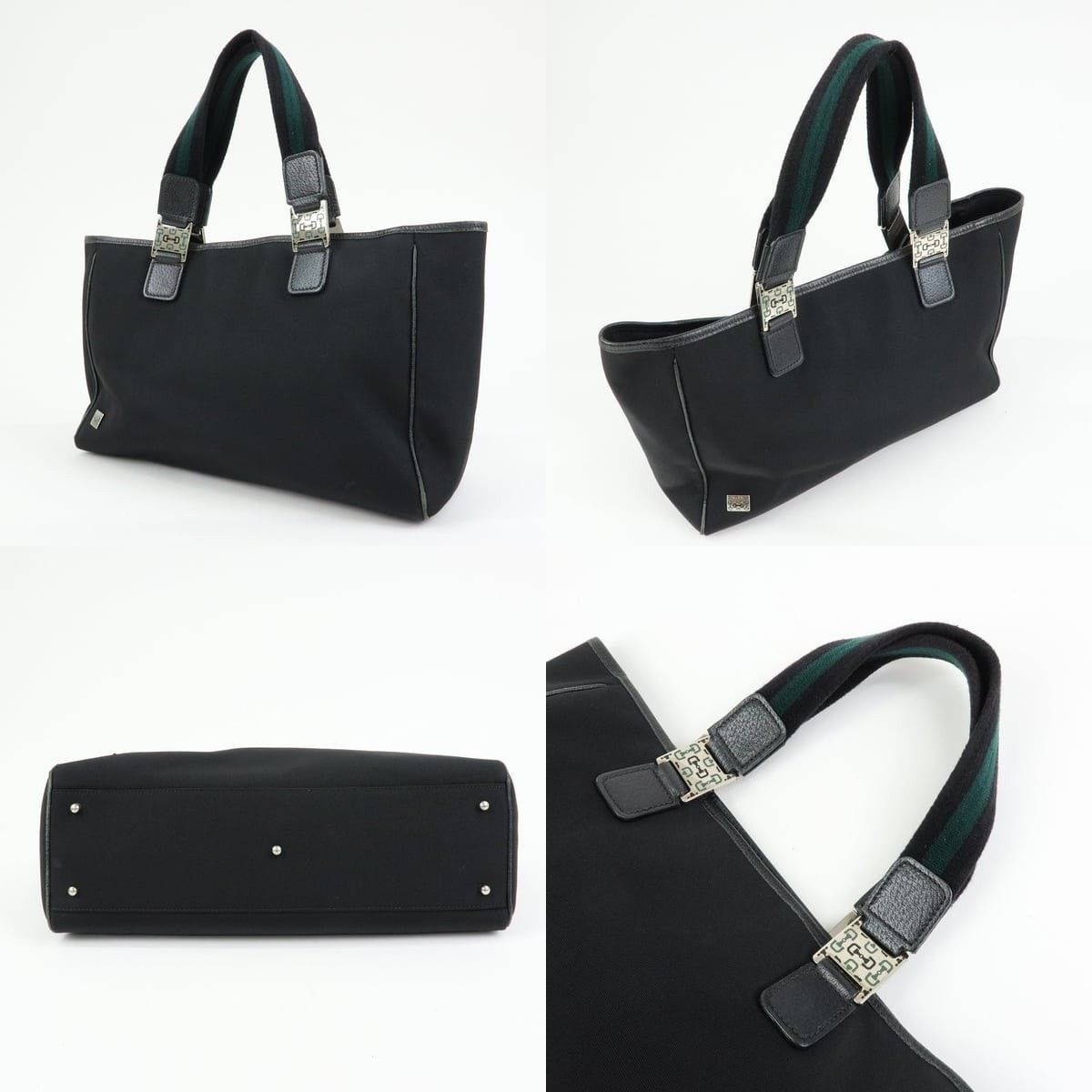 Gucci Gucci Sherry Line Nylon Tote Black Size ONE SIZE - 3 Thumbnail