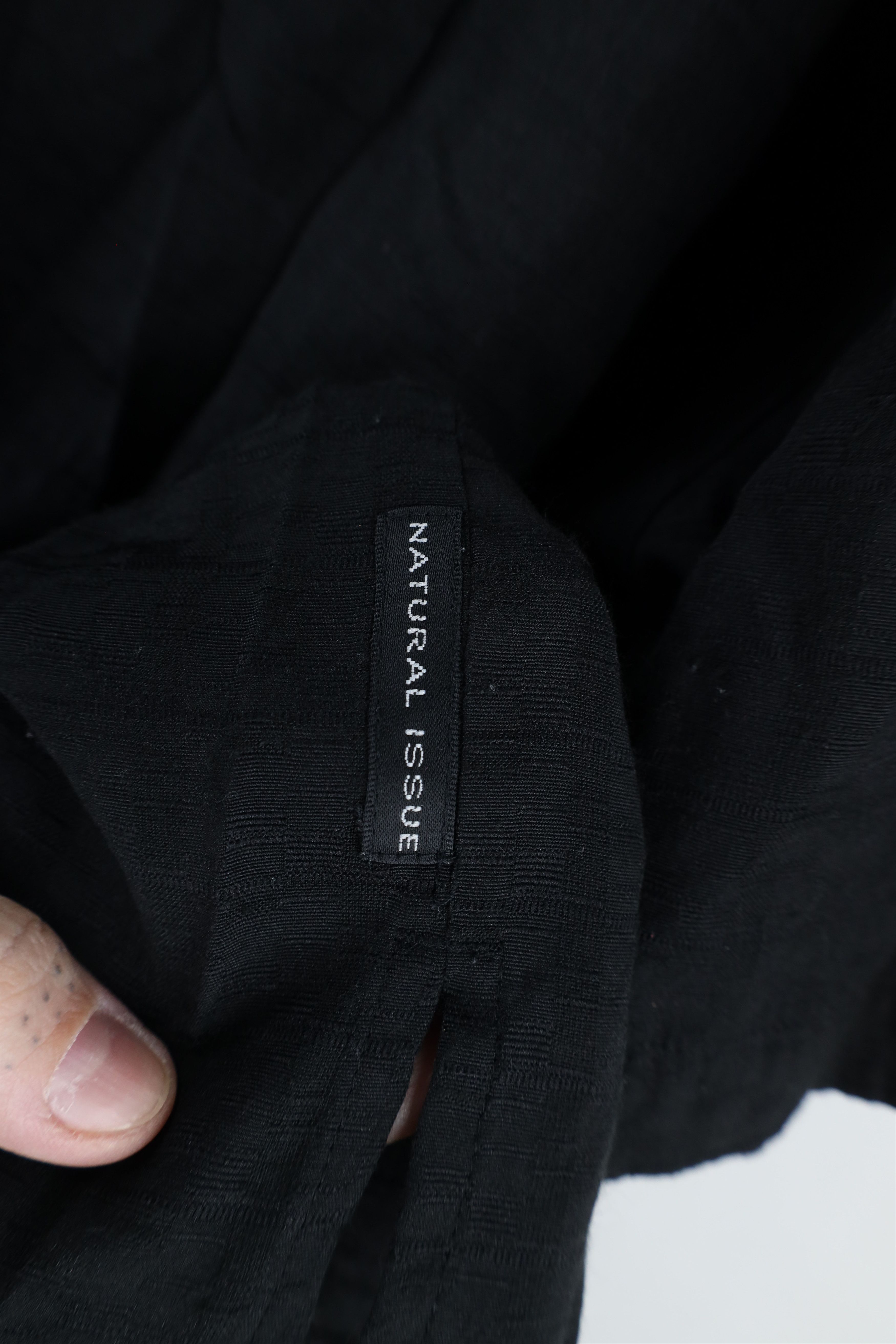 Vintage Vintage 90s Streetwear Camp Collar Button Shirt Black Size US L / EU 52-54 / 3 - 4 Thumbnail