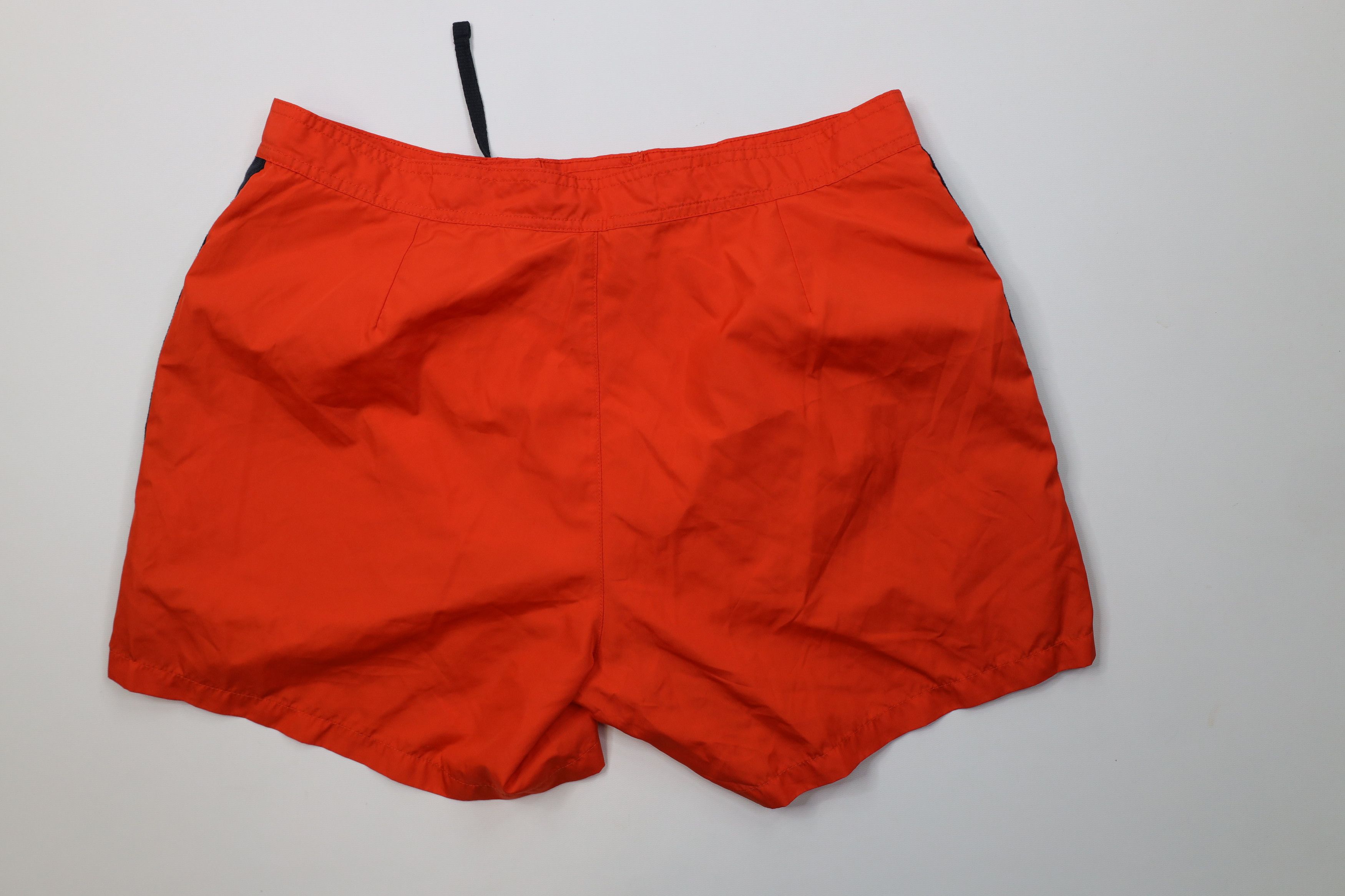 J.Crew Vintage 90s J Crew Above Knee Shorts Swim Trunks Orange Size US 34 / EU 50 - 8 Thumbnail
