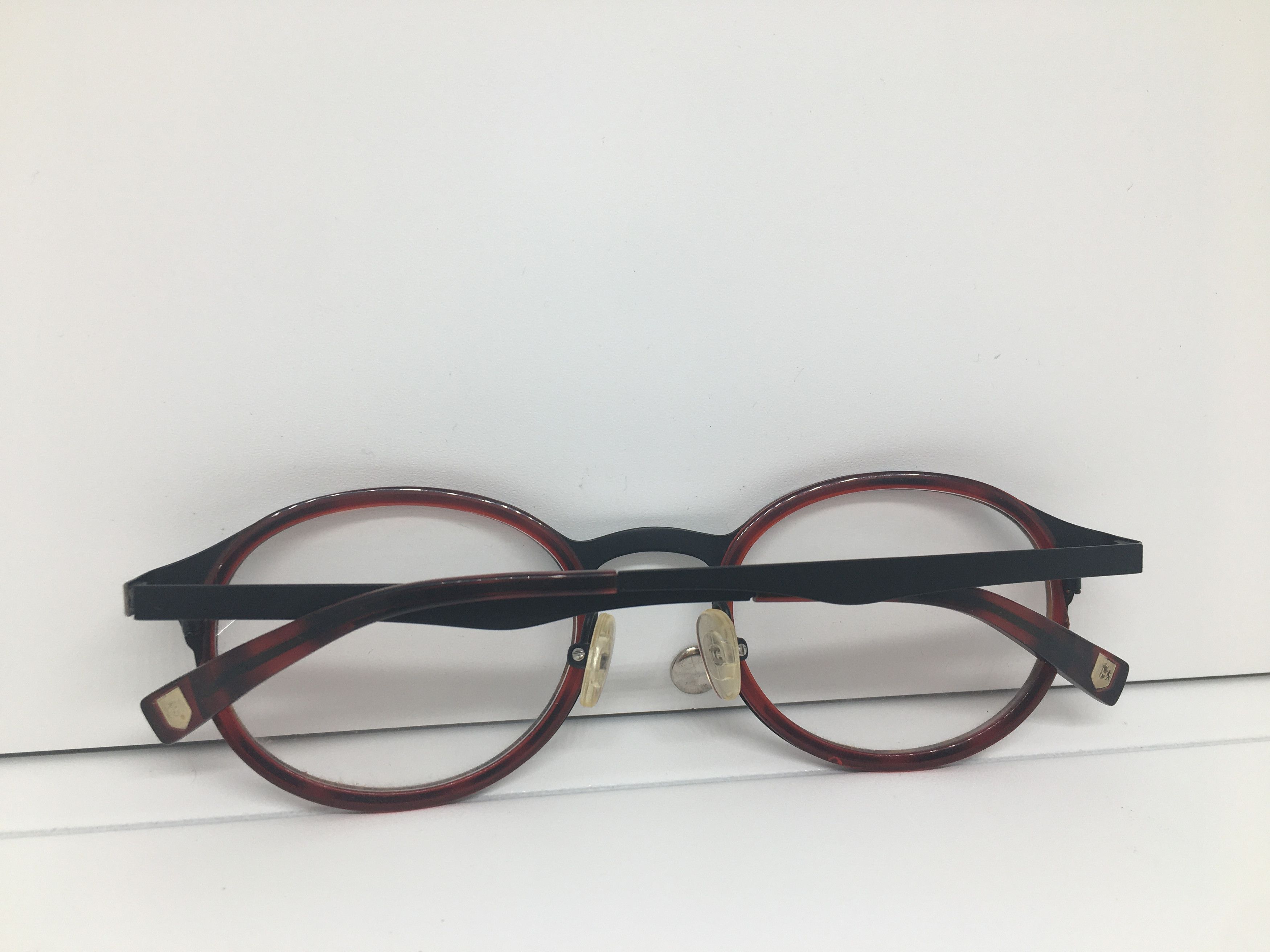 Other Matte Black Alloy Red Tortoise Rim Eyeglasses Frame Size ONE SIZE - 6 Thumbnail