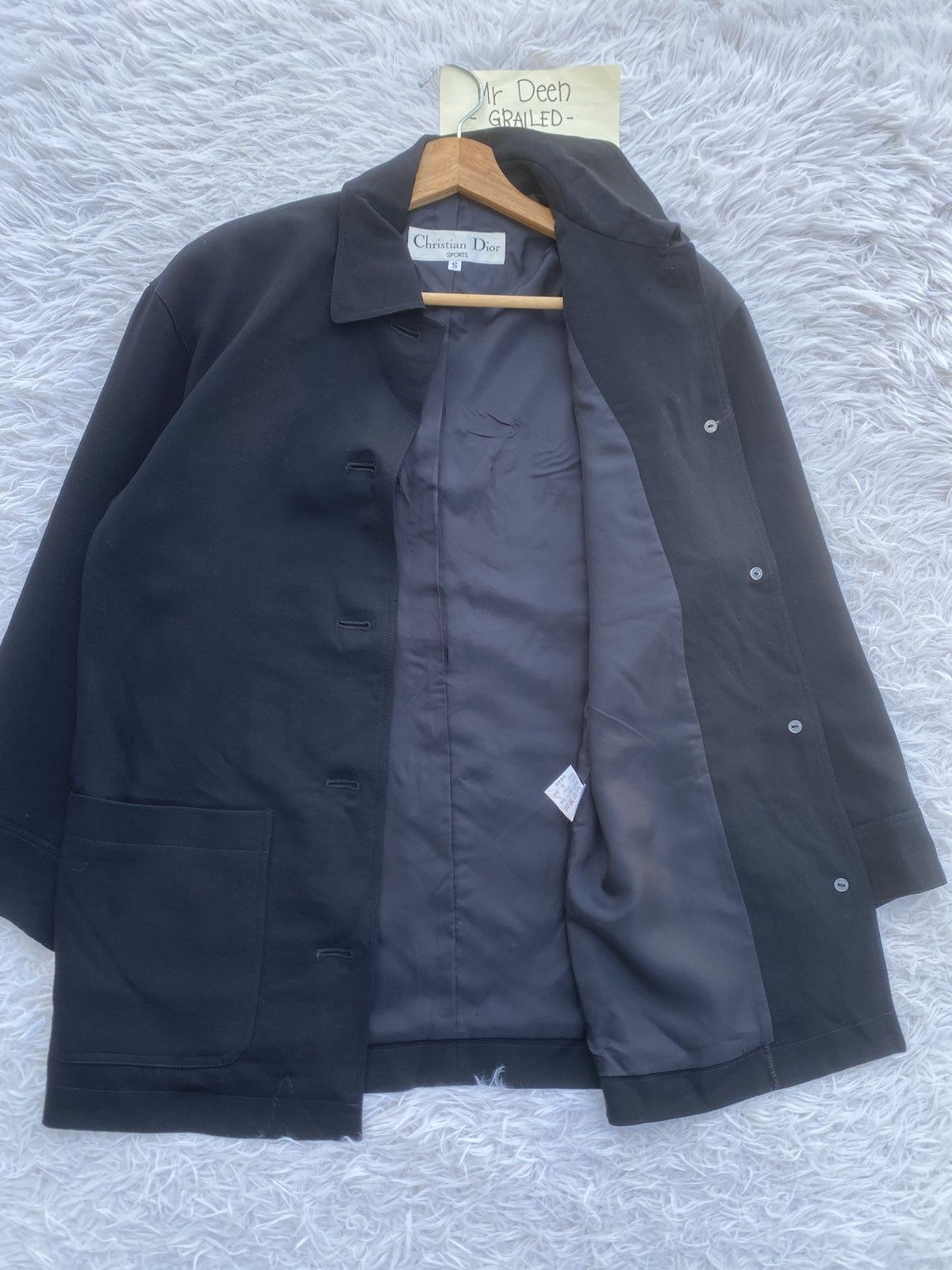 Christian Dior Monsieur Rare Vintage Christian Dior 3/4 Sleeve Blazer/ Jacket Size 36S - 9 Thumbnail