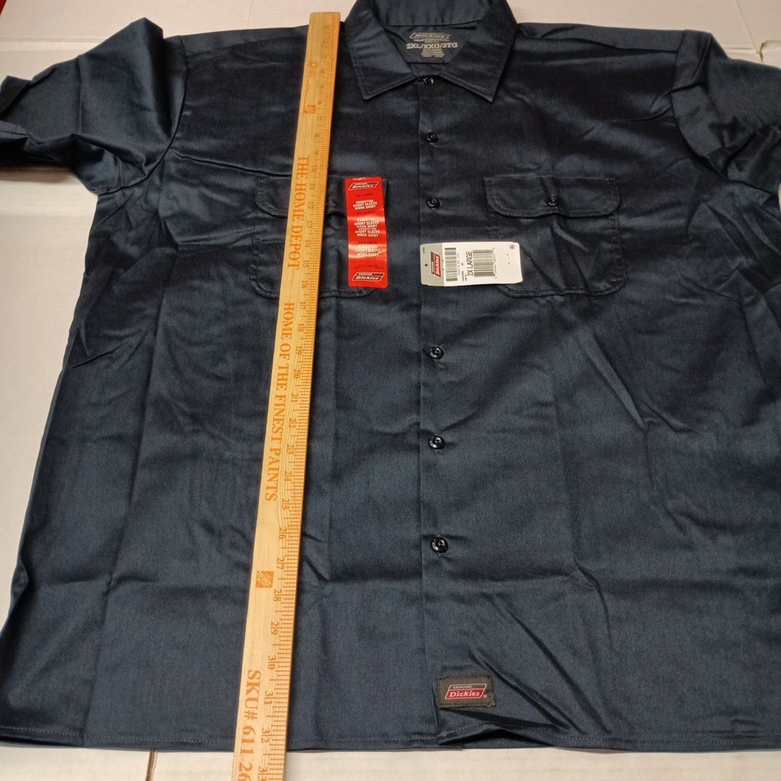 Dickies Dickies Essential Work Shirt Mens Size 2XL Blue Temp Control Size US XXL / EU 58 / 5 - 5 Thumbnail