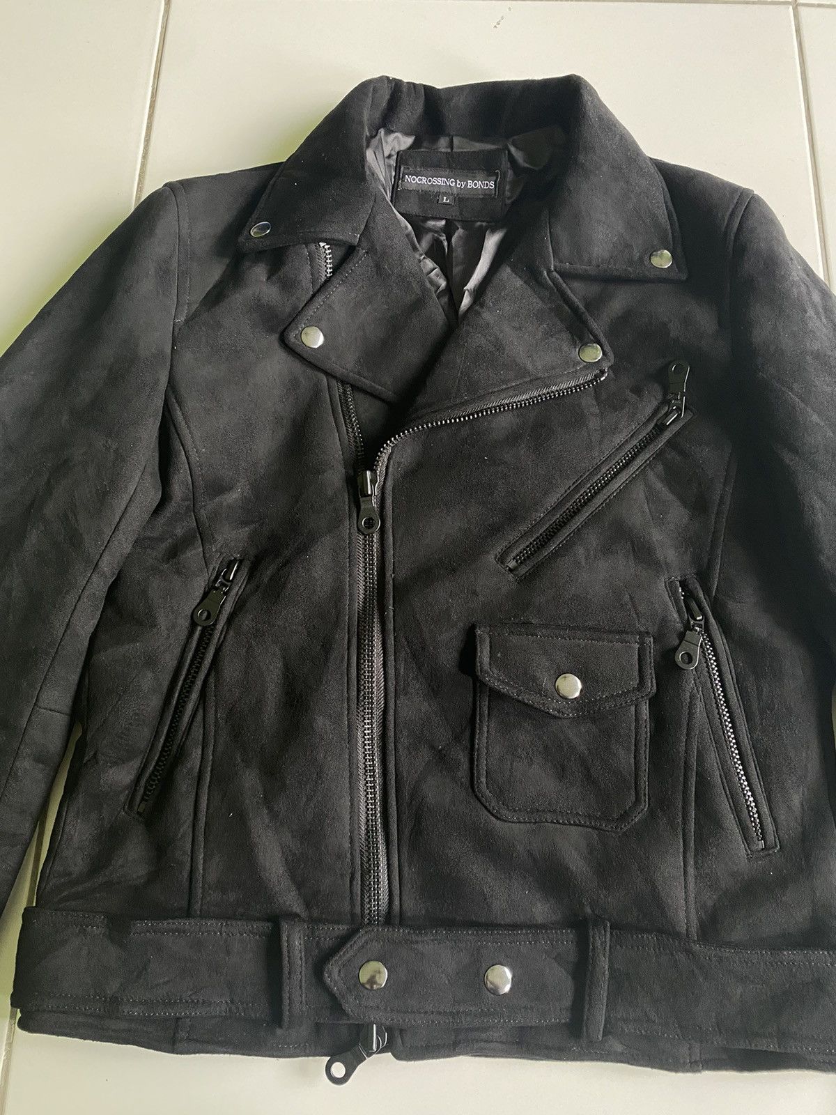 Designer NOCROSSING BY BONDS WOOL SEDITIONARIES LEATHER JACKETS Size US L / EU 52-54 / 3 - 3 Thumbnail