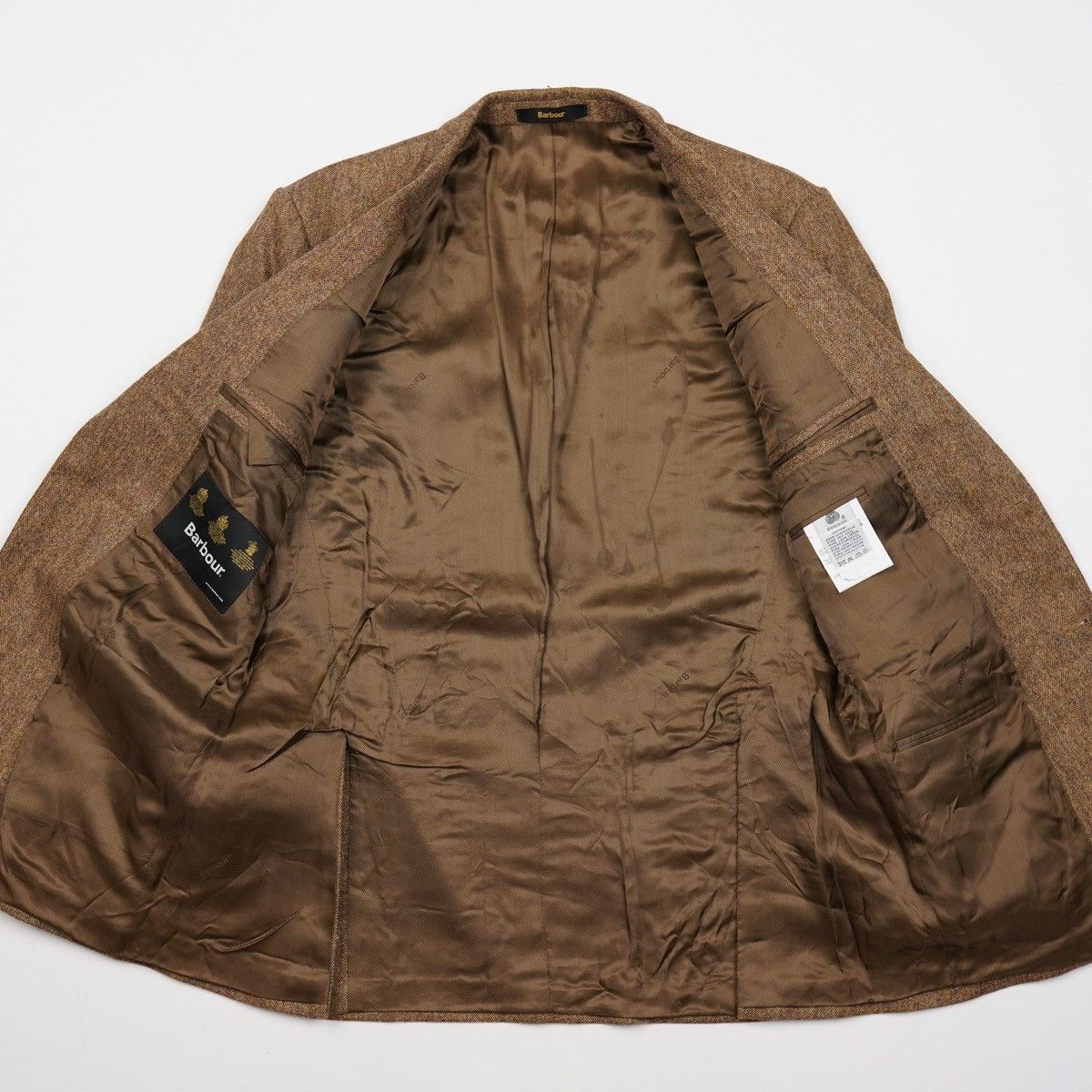 Barbour Barbour Brown Wool Blazer Jacket Tweed Size 40R - 6 Thumbnail
