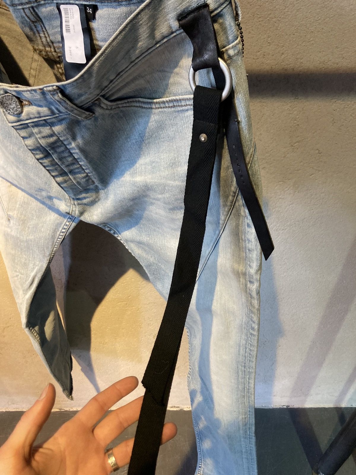 Fagassent Toshiki Aoki Seigeki Light Blue Denim Size US 34 / EU 50 - 4 Thumbnail