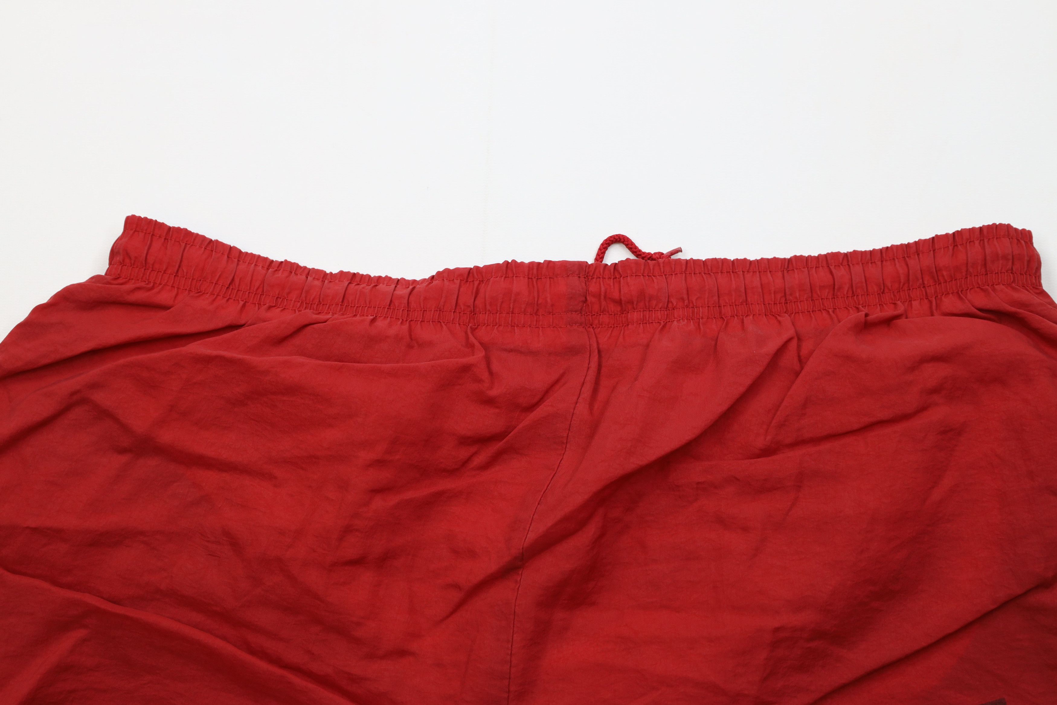 Nike Vintage 90s Nike Scott Big Swoosh Lined Shorts Baggies Red Size US 34 / EU 50 - 10 Thumbnail