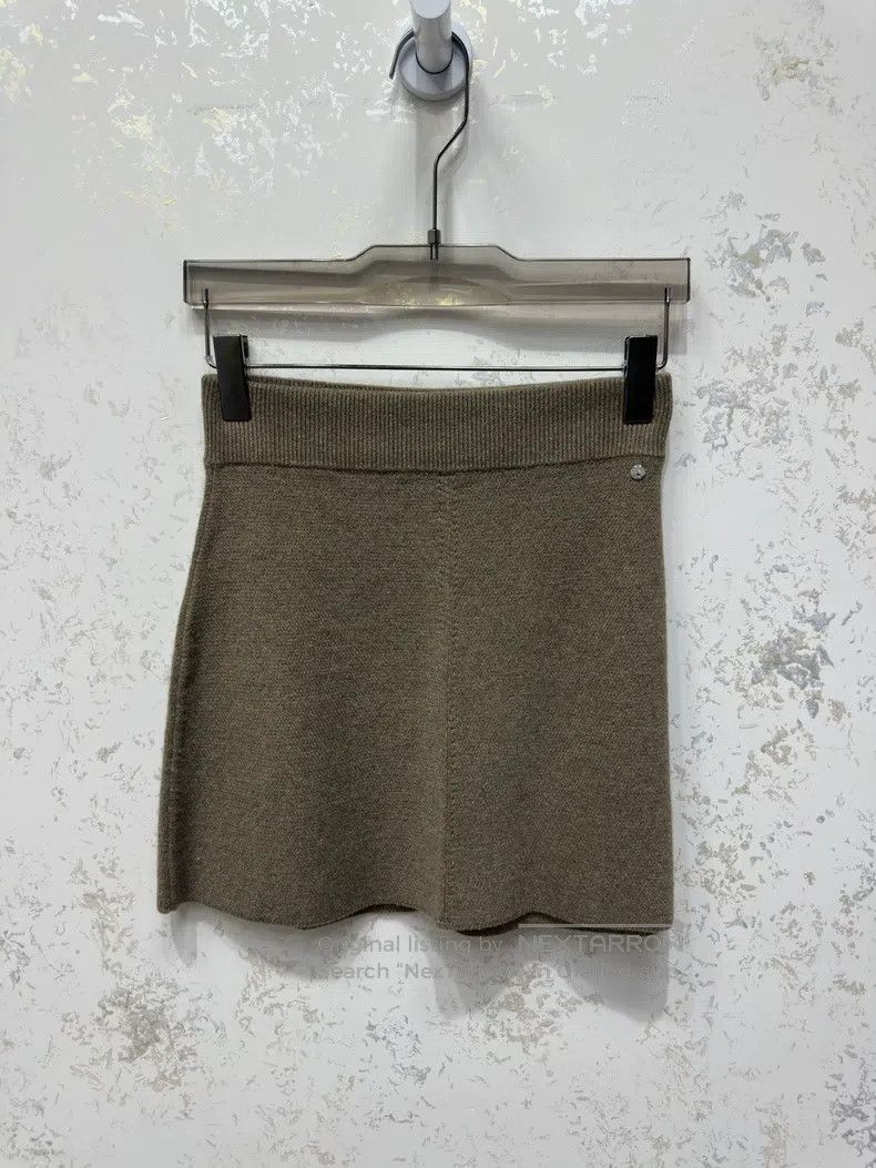 Hermes Cashmere Knit Skirt