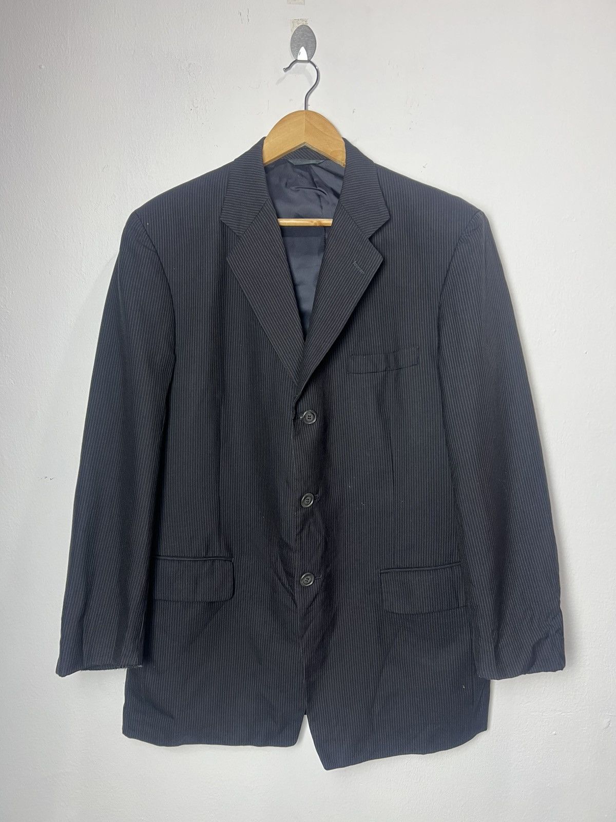 Hiroko Koshino Homme Hiroko Koshino Homme Suit Jacket Size US L / EU 52-54 / 3 - 1 Thumbnail