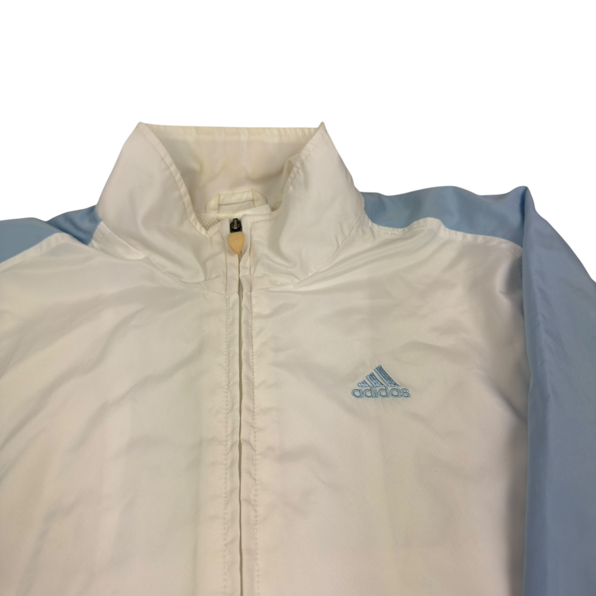 Adidas Adidas Mens Blue Beige Long Sleeve Full Zip Tracksuit S Size US S / EU 44-46 / 1 - 5 Thumbnail