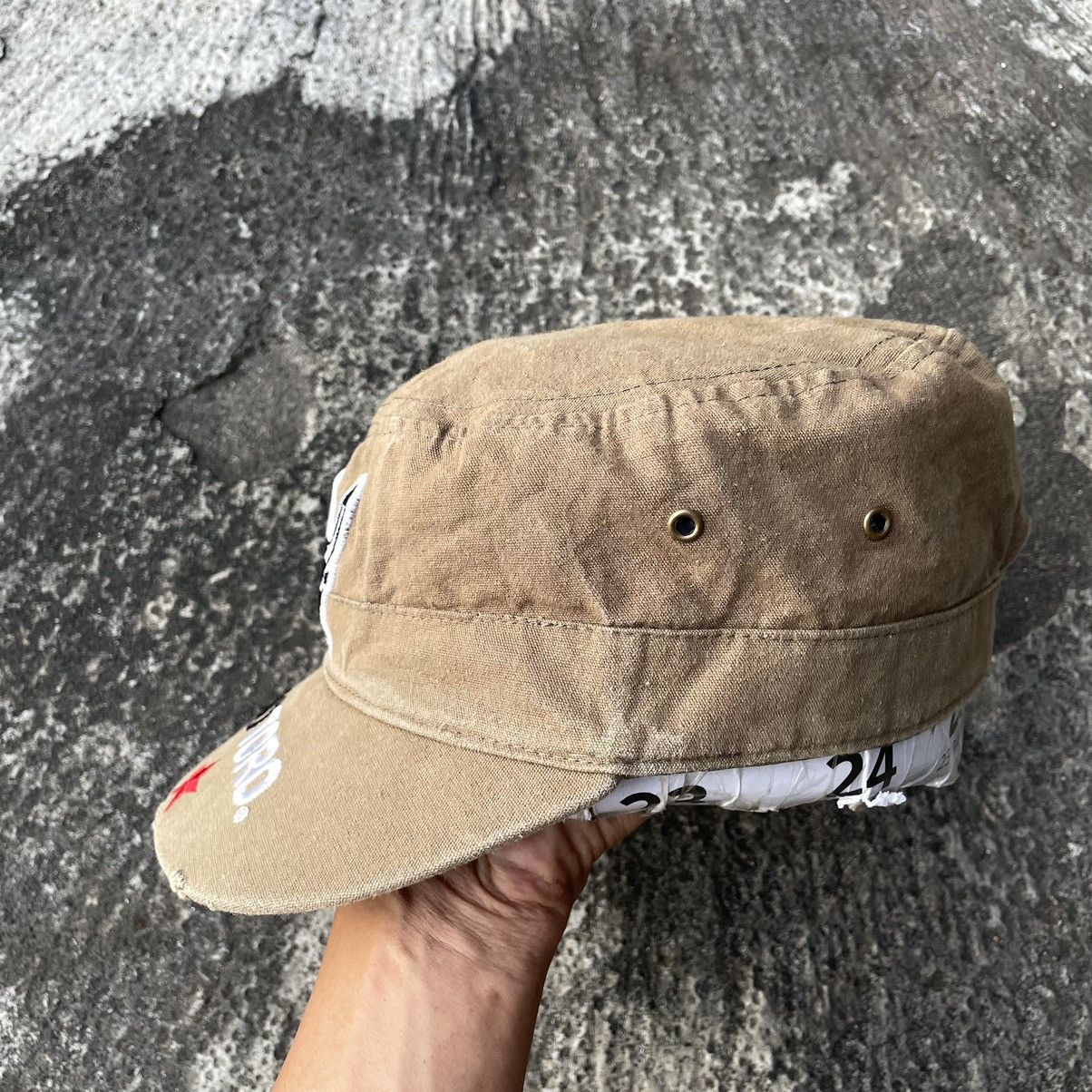 Hypebeast SICK.. distressed cadet hat by lordi negues Size ONE SIZE - 3 Thumbnail