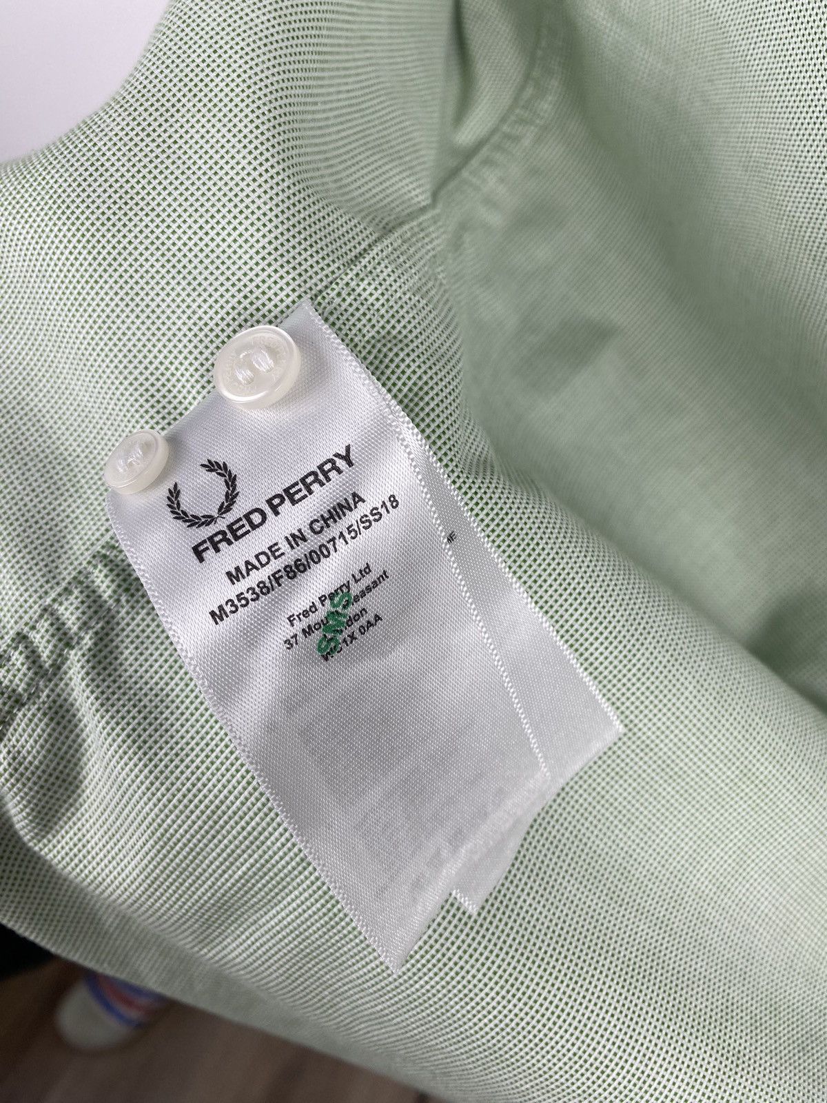 Fred Perry Men’s Fred Perry Short Sleeve Shirt size M Size US M / EU 48-50 / 2 - 6 Thumbnail
