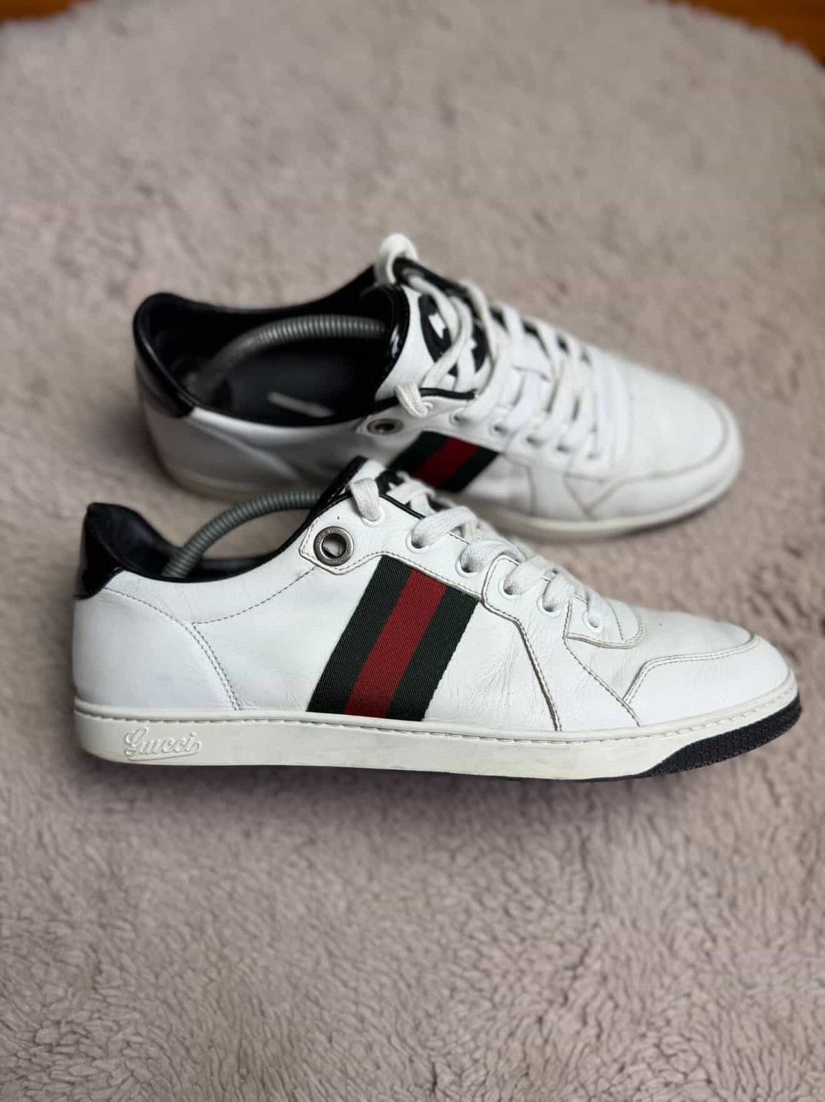 Gucci Gucci Coda 283115 White Leather Men’s Sz 10 Fashion Sneakers Size US 10 / EU 43 - 1 Thumbnail