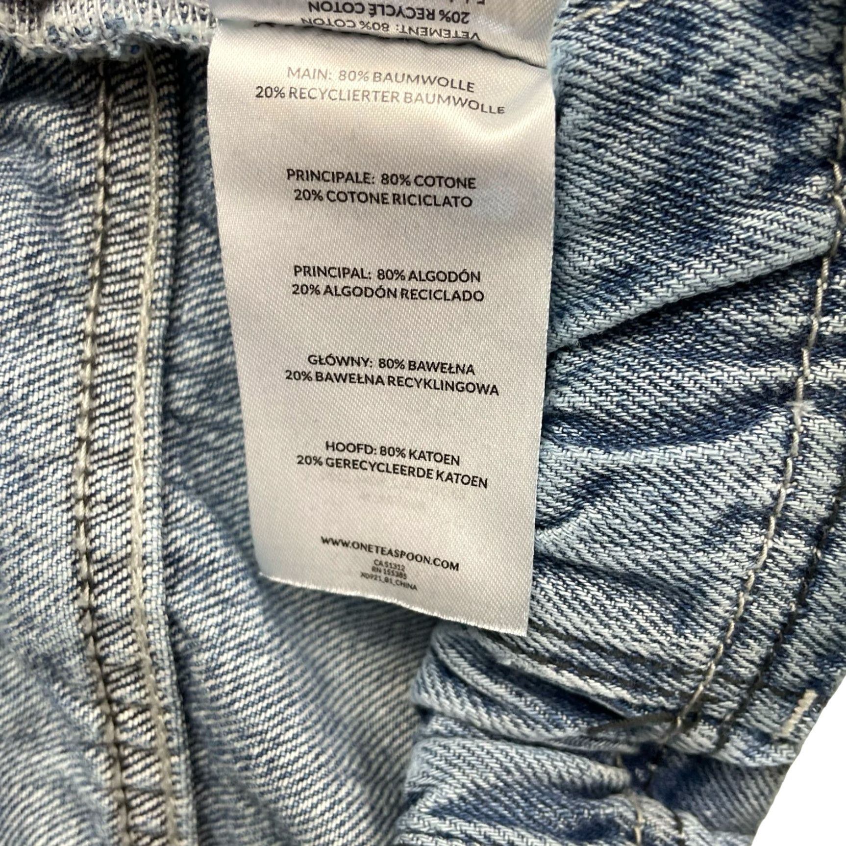 Vintage One Teaspoon Jeans Drop Cloth Harem Prison Pants Solid Blue Medium Women’s Regular Size M Waist 32 Inseam 25 Denim Cotton Blend Size 32" / US 10 / IT 46 - 6 Thumbnail