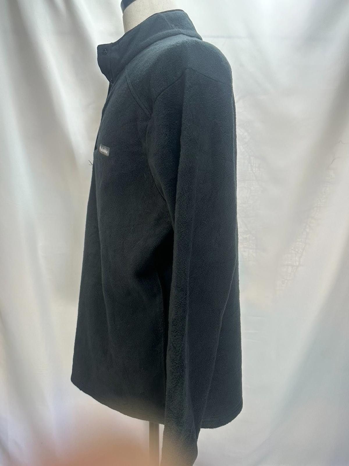Columbia Columbia 1/4 Snap Fleece Pullover Sweater Black Men's 2XL Size US XXL / EU 58 / 5 - 2 Thumbnail
