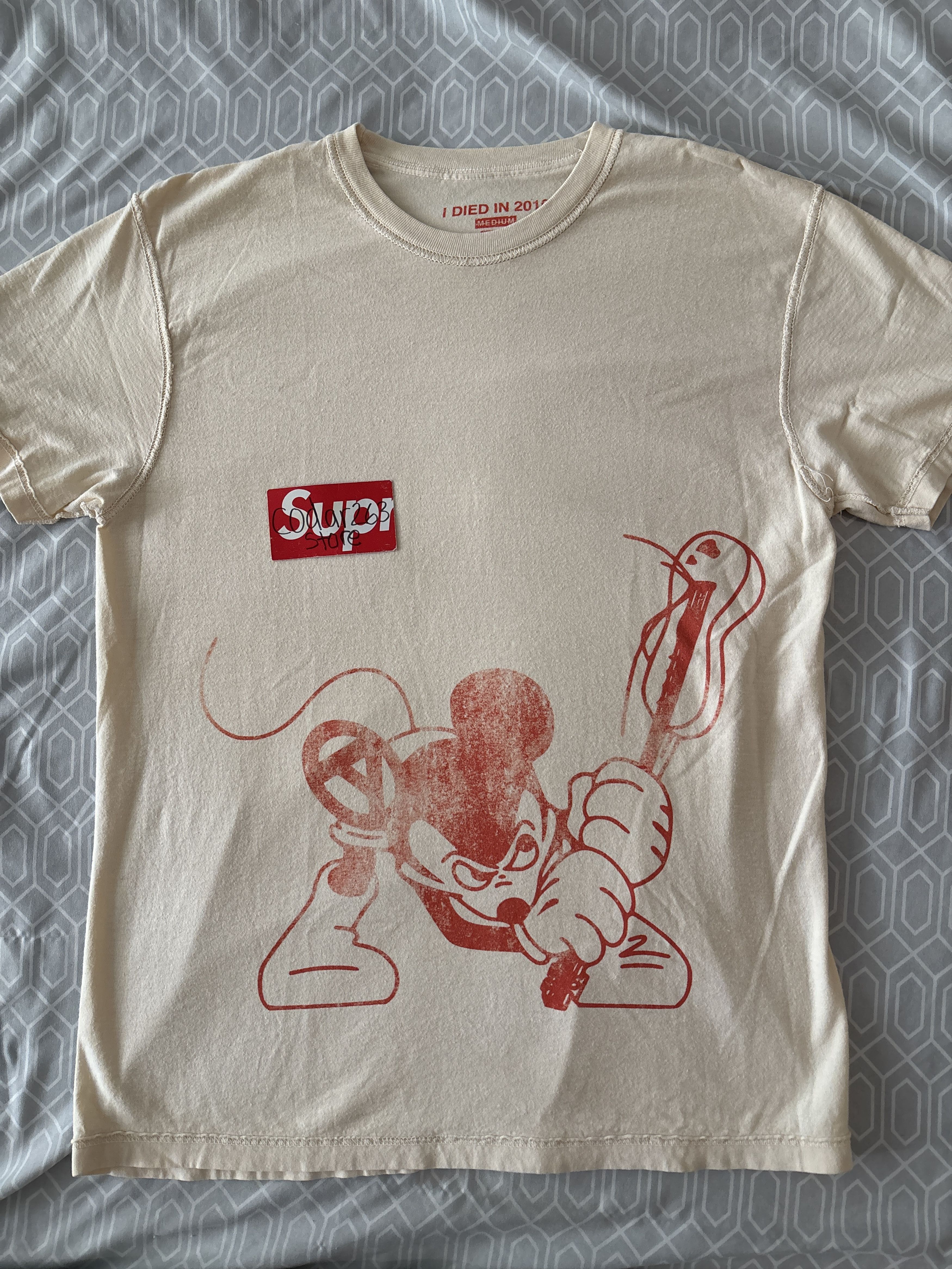 Playboi Carti Life Is War Crash Tee Mitch Modes Mickey Mouse Anarchy Opium Size US M / EU 48-50 / 2 - 1 Thumbnail