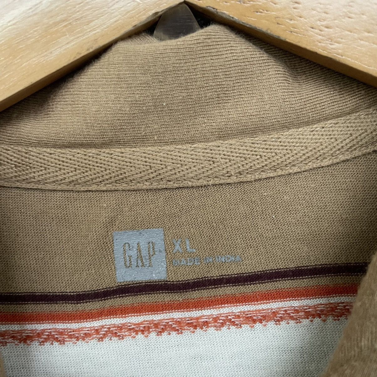 Gap × Vintage Y2K Gap Aztec Motive Polo T Shirt Size US XL / EU 56 / 4 - 3 Thumbnail