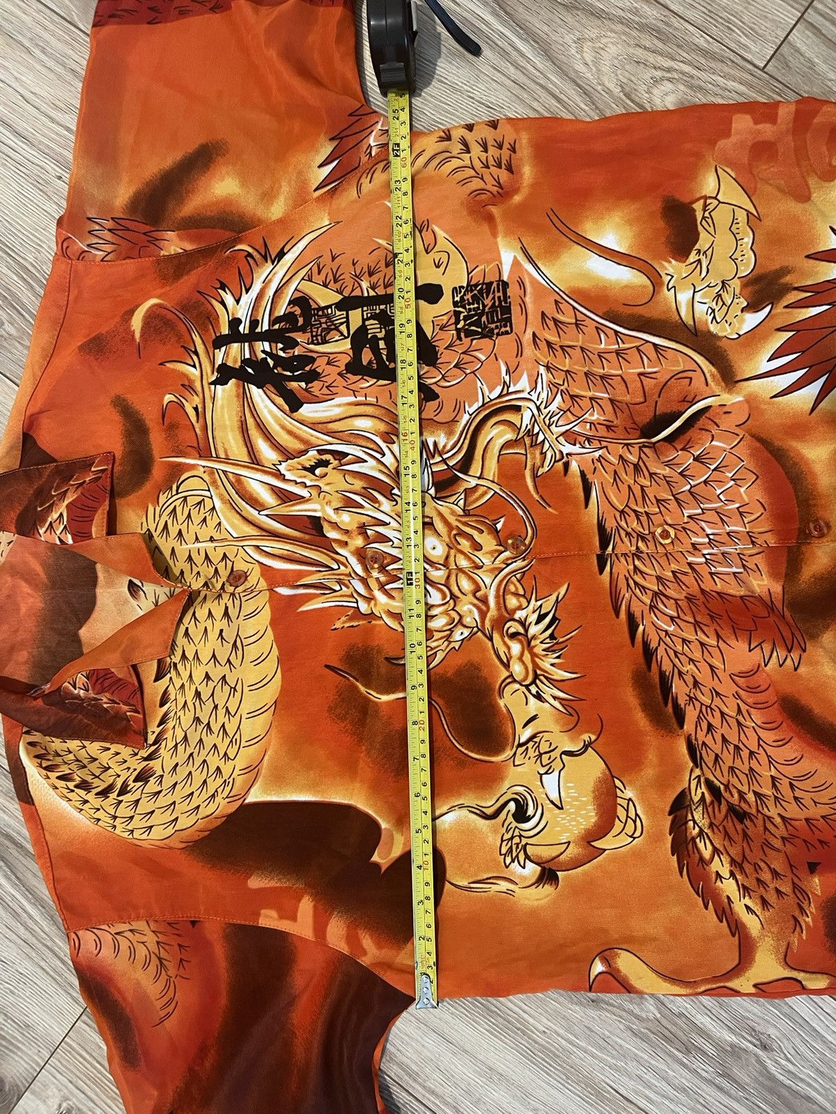 Japanese Brand × Vintage Shirt Dragon Overprint Japanese Style Vintage Y2K Size US XL / EU 56 / 4 - 6 Thumbnail