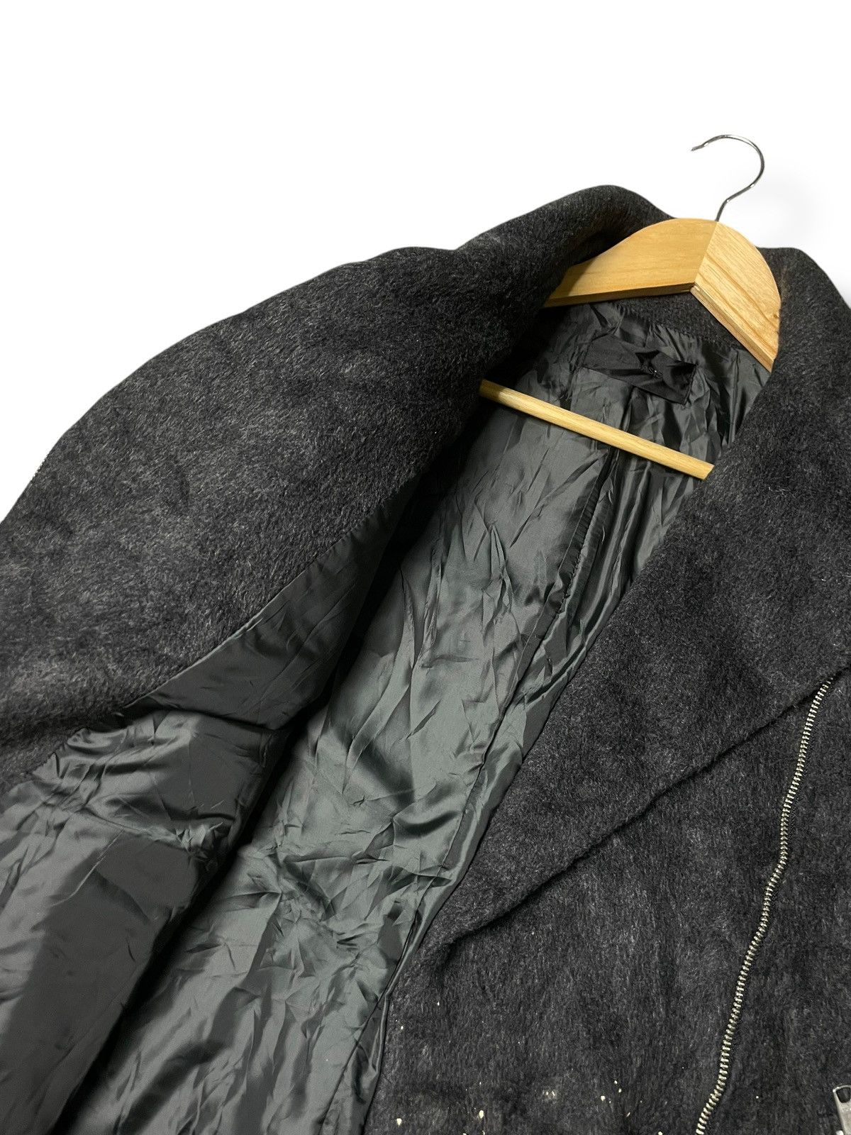 Japanese Brand × Seditionaries × Vintage JEANASIS BRAND SHAGGY RIDER JACKET (86) Size US XXS / EU 40 - 6 Thumbnail