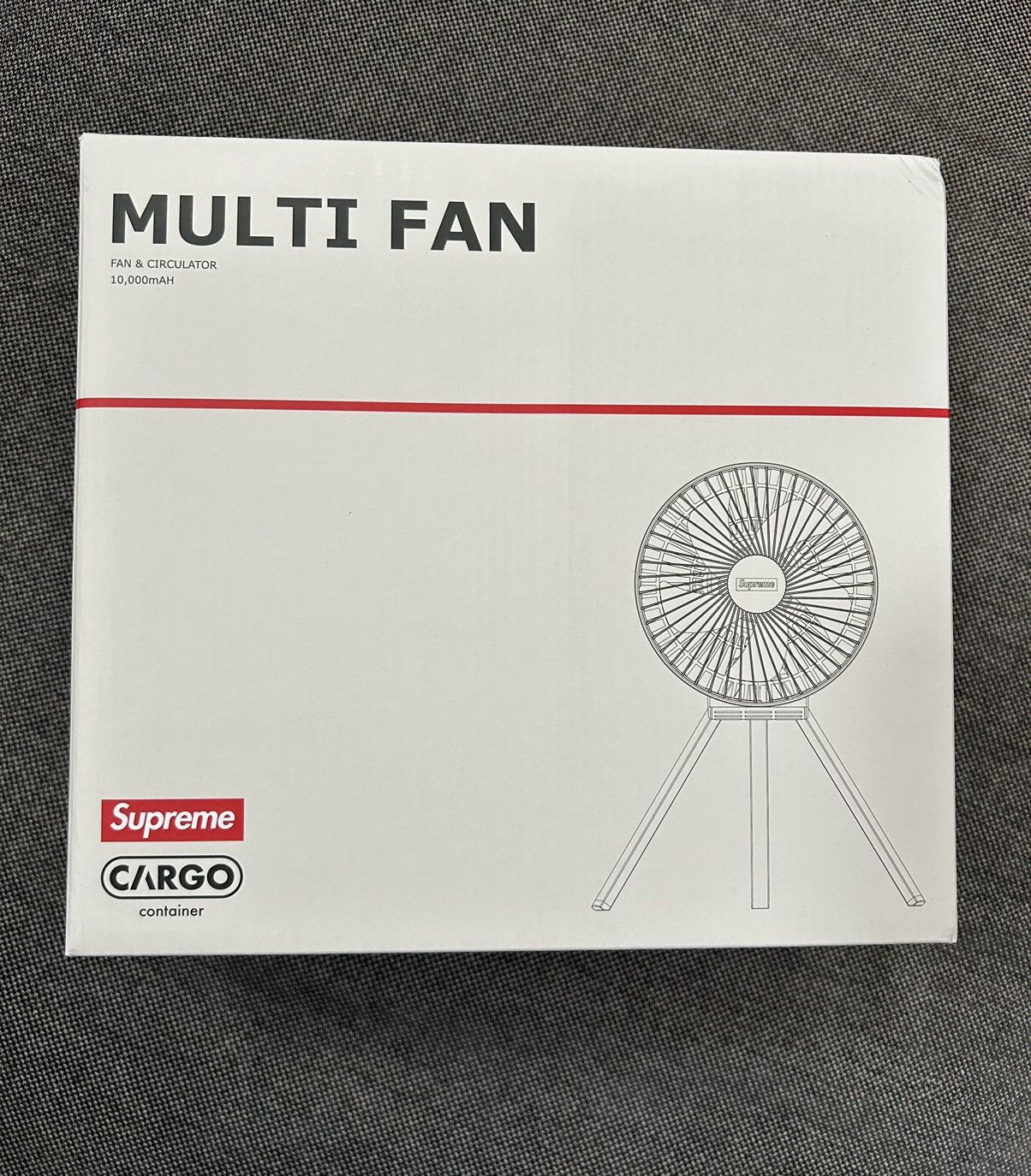 Supreme Supreme Cargo Container Electric Fan Red Size ONE SIZE - 1 Thumbnail