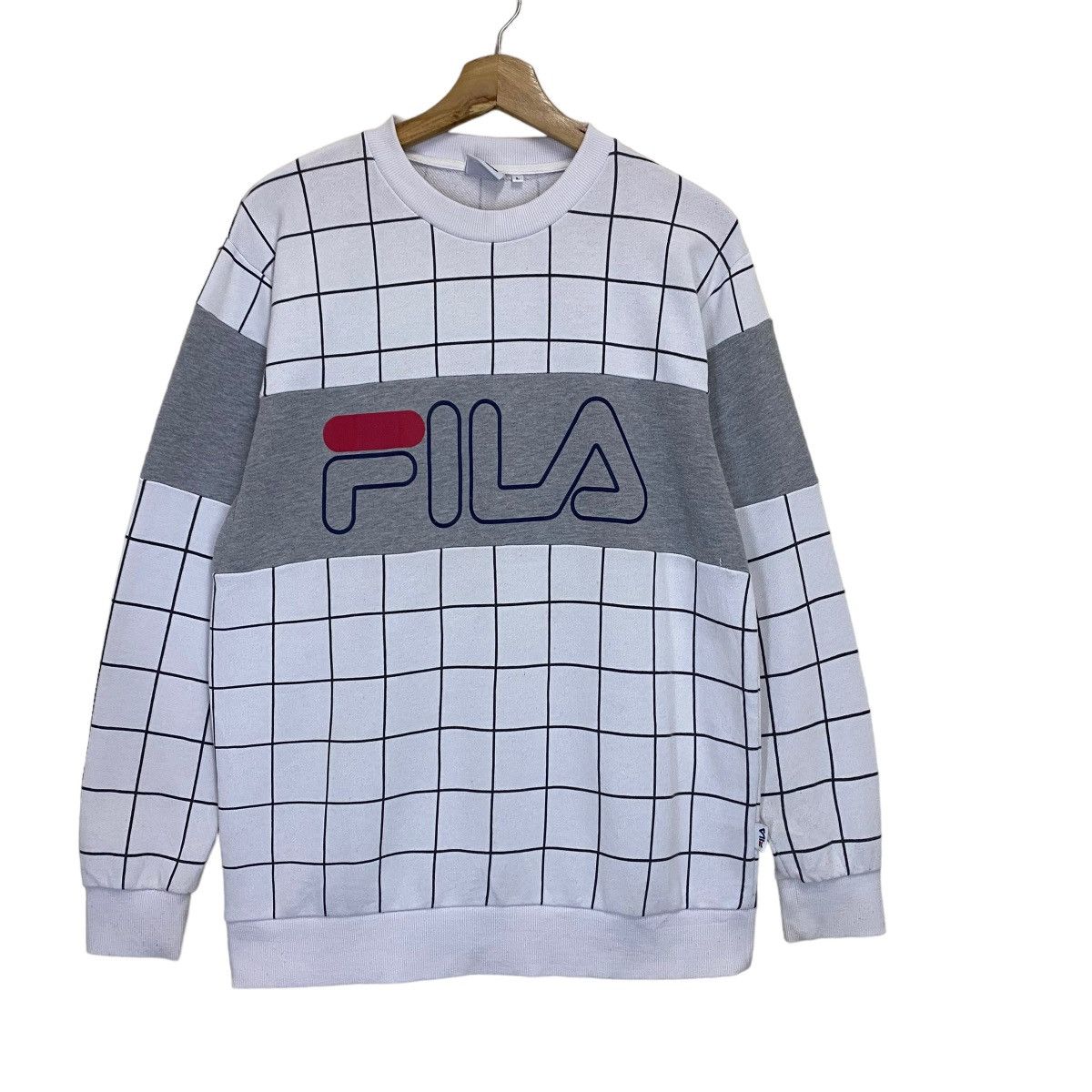 Fila Vintage Fila Big Logo Crewneck Sweatshirt Size M Size US M / EU 48-50 / 2 - 1 Thumbnail