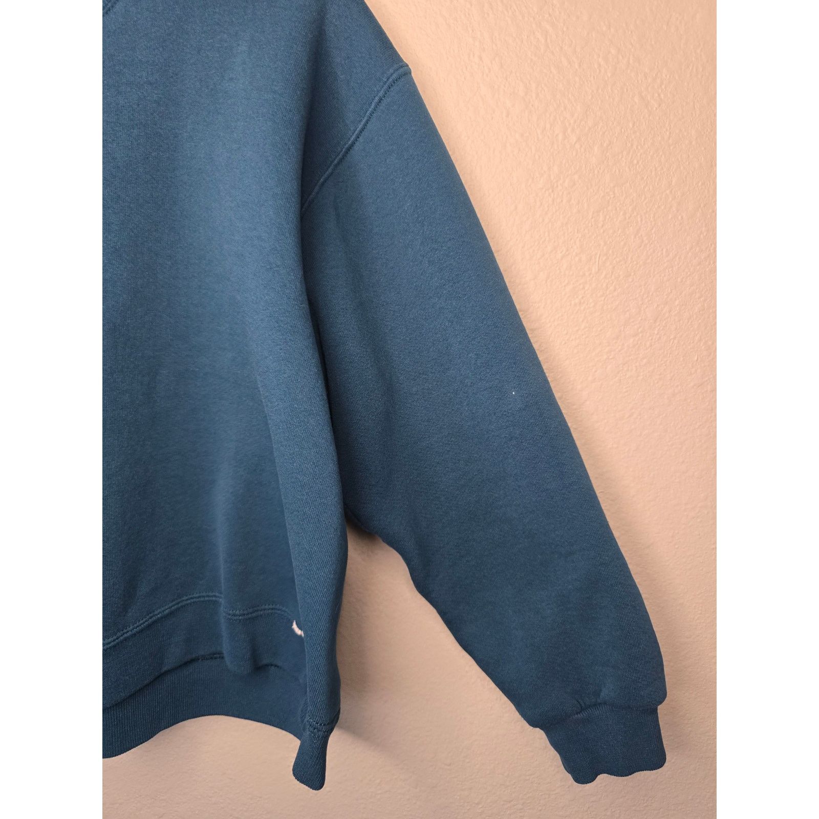 Russell Athletic × Vintage Vintage Blank Sweatshirt Russel Medium Blue Sweater 1990s Size US M / EU 48-50 / 2 - 6 Thumbnail
