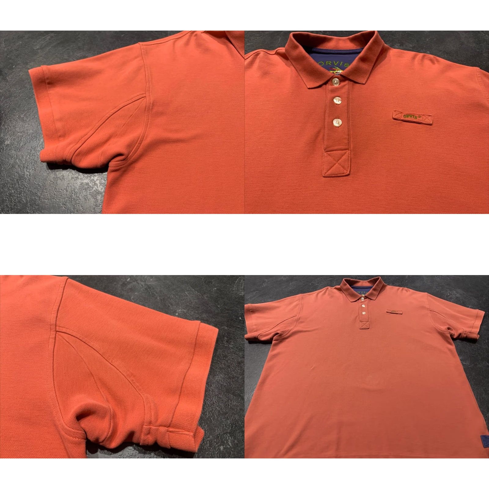 Orvis Orvis Polo Shirt Coral XL Heavy Cotton Fishing Activewear Mens Size US XL / EU 56 / 4 - 8 Thumbnail