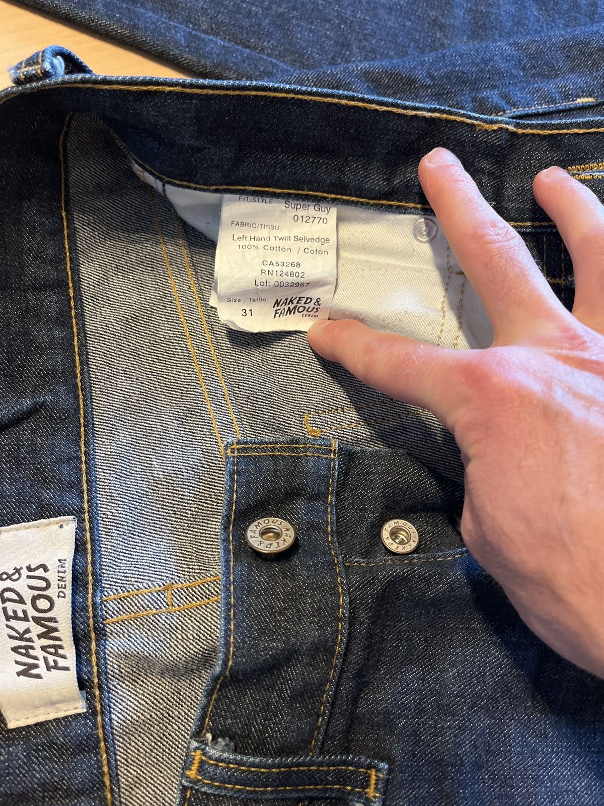 Naked & Famous Naked & Famous Super Guy Size US 31 - 3 Thumbnail