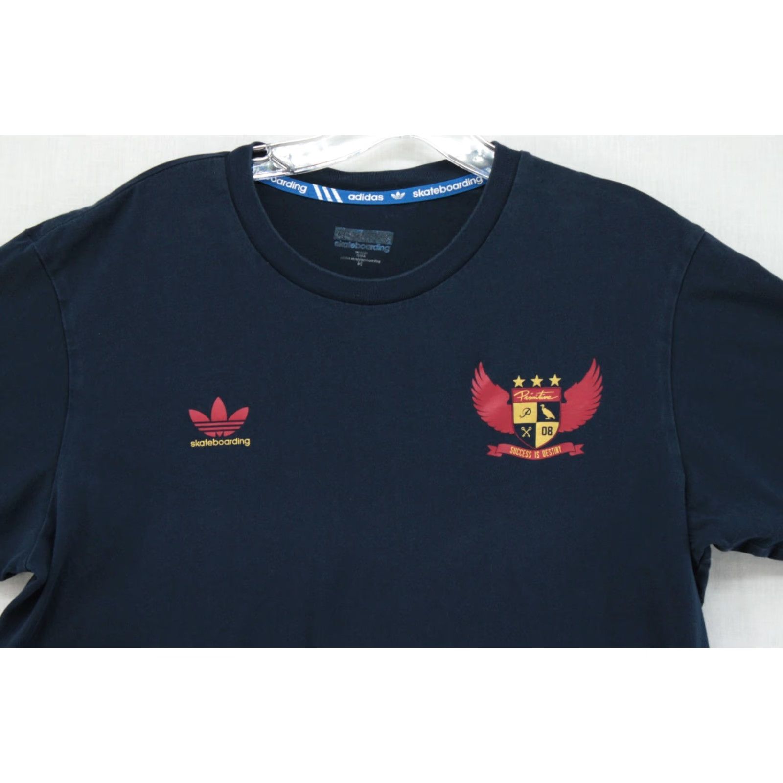 Adidas VINTAGE Adidas Skateboarding Primitive X T Shirt Mens Medium Blue Cotton Gorpcore Preppy Size US M / EU 48-50 / 2 - 2 Thumbnail